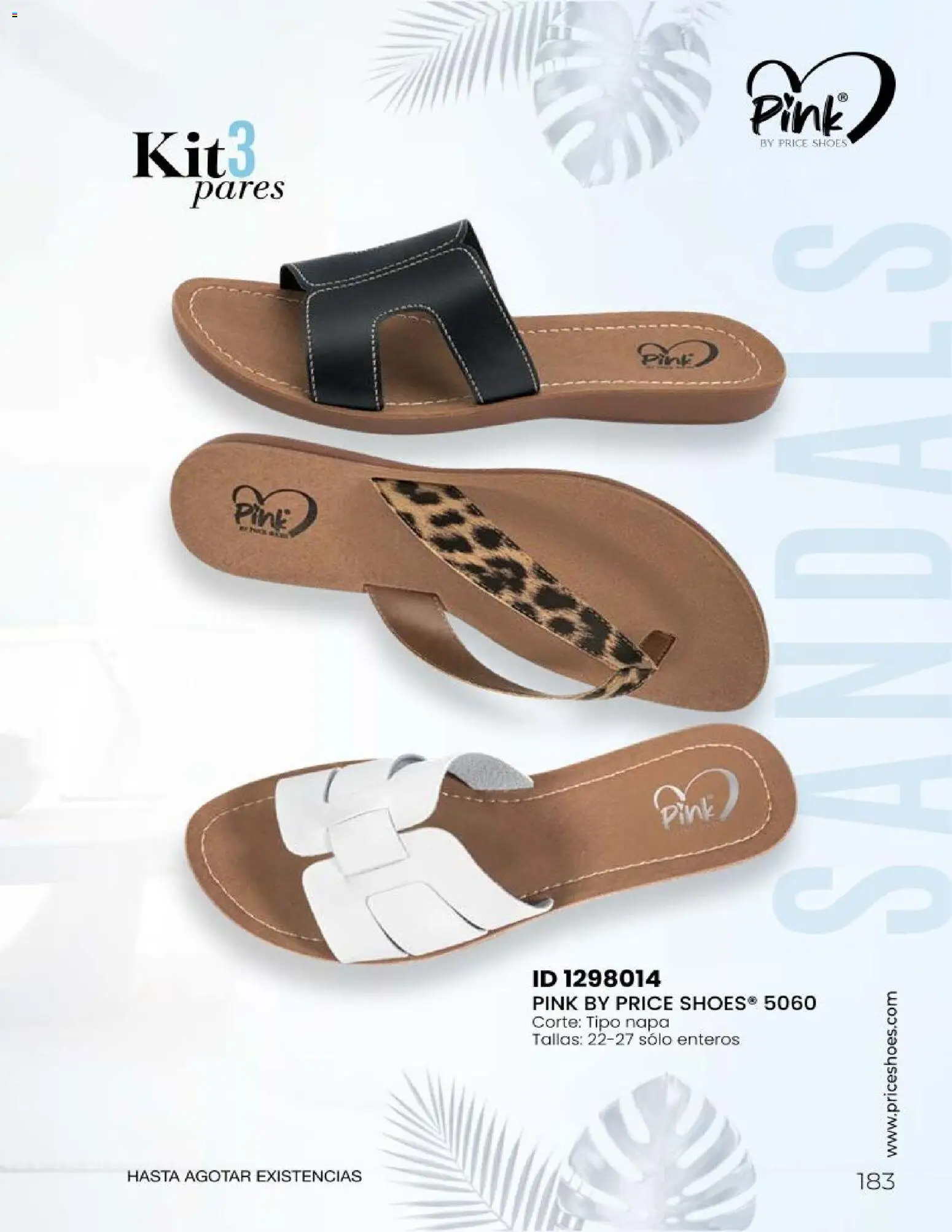 Nuevas ofertas de Price Shoes válidas en toda la República Mexicana desde el 23/06/2026. ¡Encuentra las mejores ofertas en Price Shoes catálogo Sandalias 2026! | Página: 183