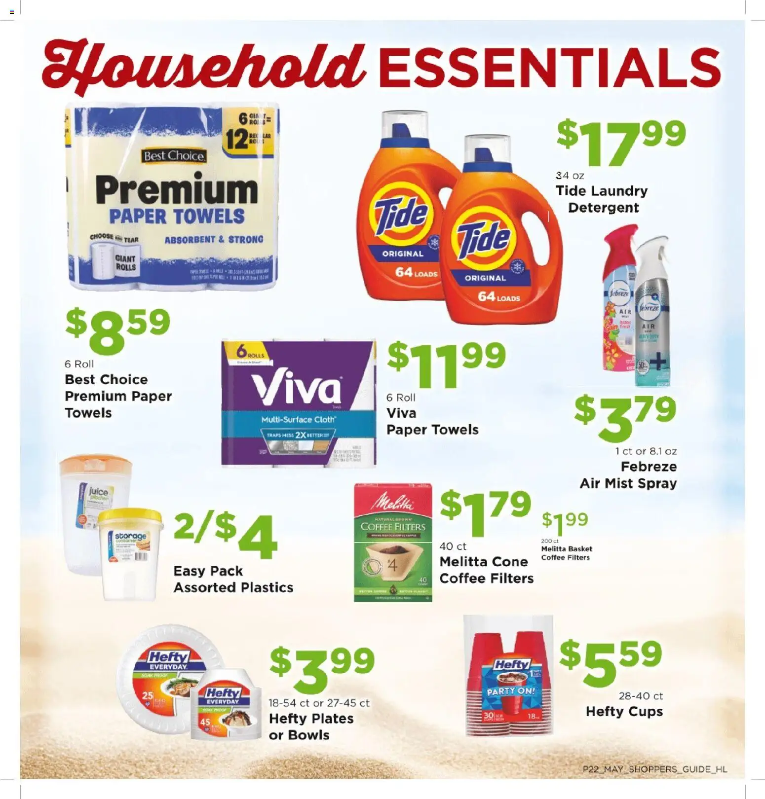 Homeland Bring Savings Home Shopper's Guide - valid from 01.05.2026 | Page: 22 | Products: Basket, Coffee, Juice, Detergent