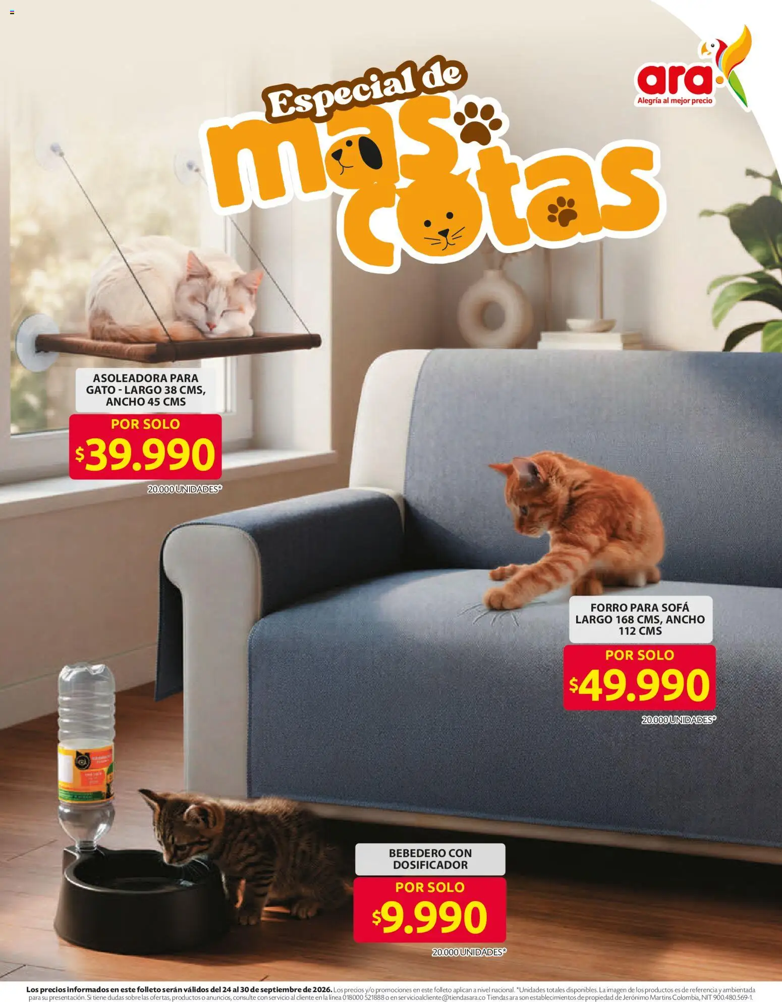 Ara revista - valida desde el 24/08/2026 | Página: 14 | Productos: Sofá
