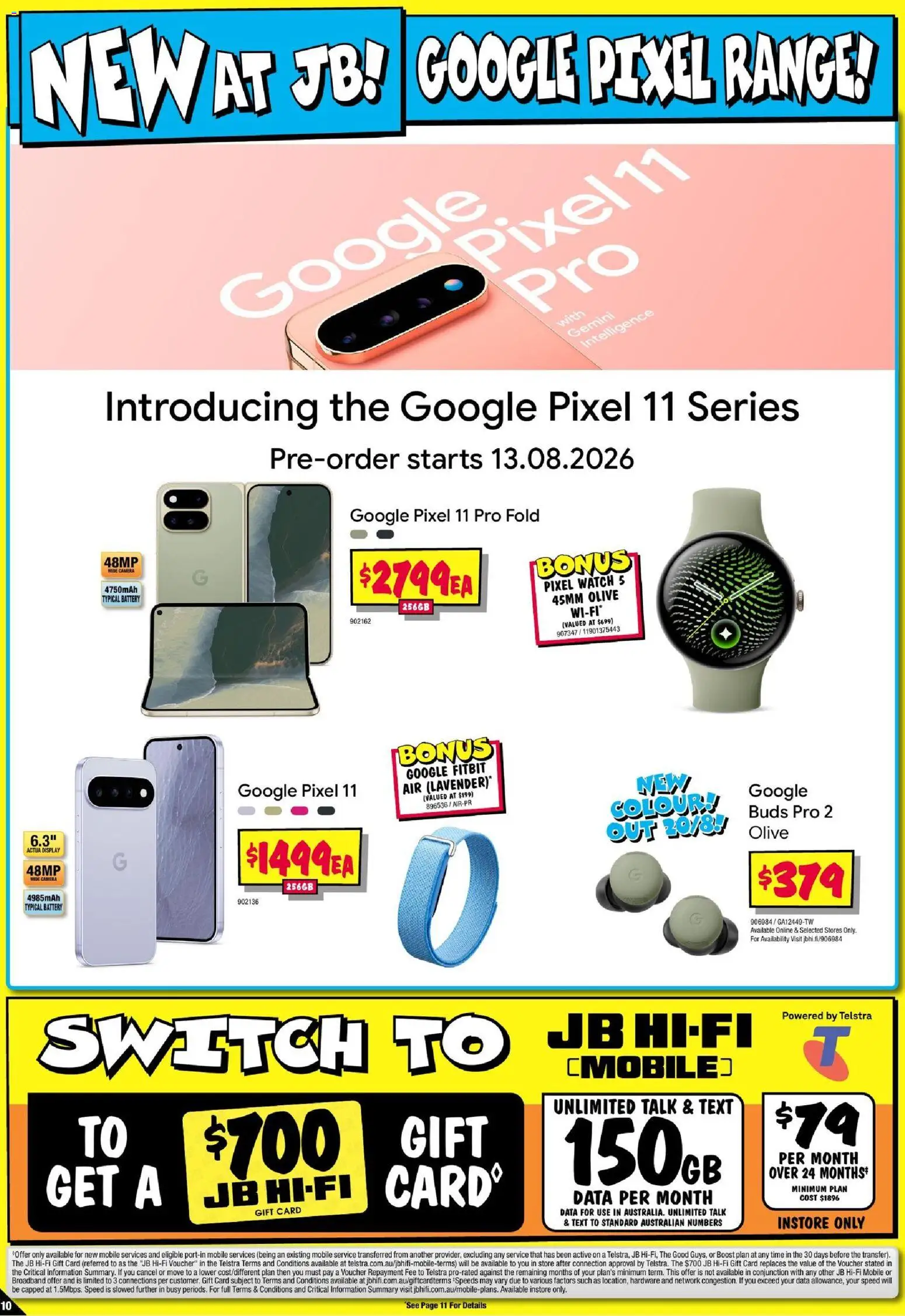 JB Hi-Fi catalogue - valid from 13/08/2026 | Page: 10 | Products: Battery, Watch, Camera, Mobile