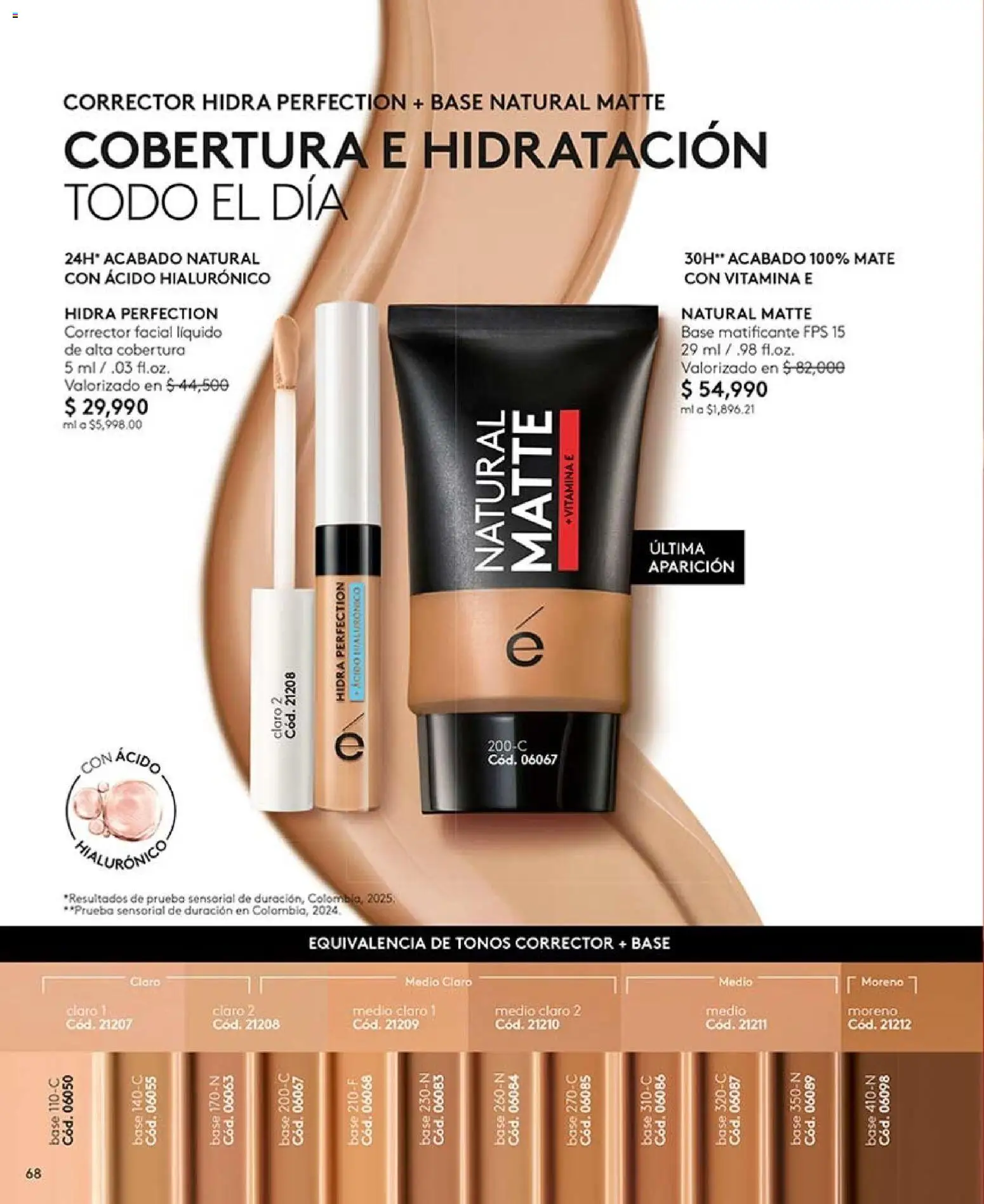Ésika revista - valida desde el 07/08/2026 | Página: 68 | Productos: Corrector