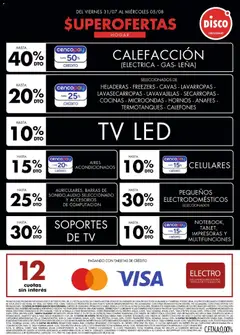 Vista previa Disco - Ofertas | Electro, T. Libre y más válido desde el 30/07/2026