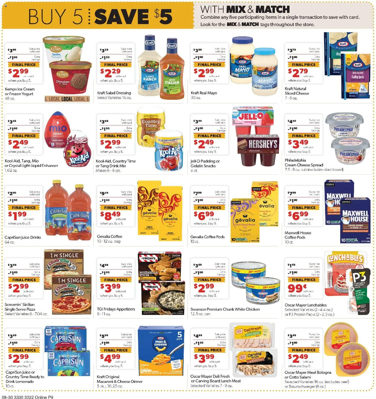 Family Fare Weekly Ad - MN - valid from 08/30/2026 | Page: 5 | Products: Spread, Turkey, Juice, Caro