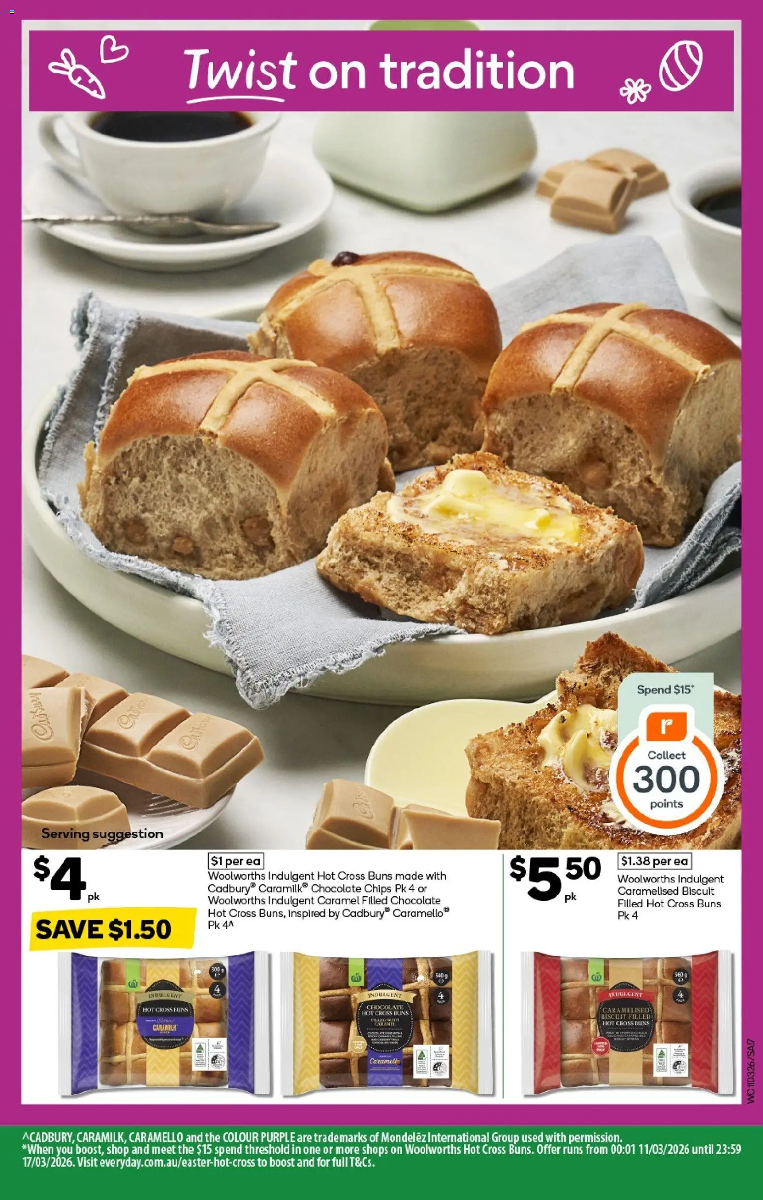 Woolworths catalogue - valid from 11.03.2026 | Page: 17 | Products: Chocolate, Chips