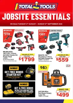 Preview of Total Tools catalogue - valid from 04/08/2026