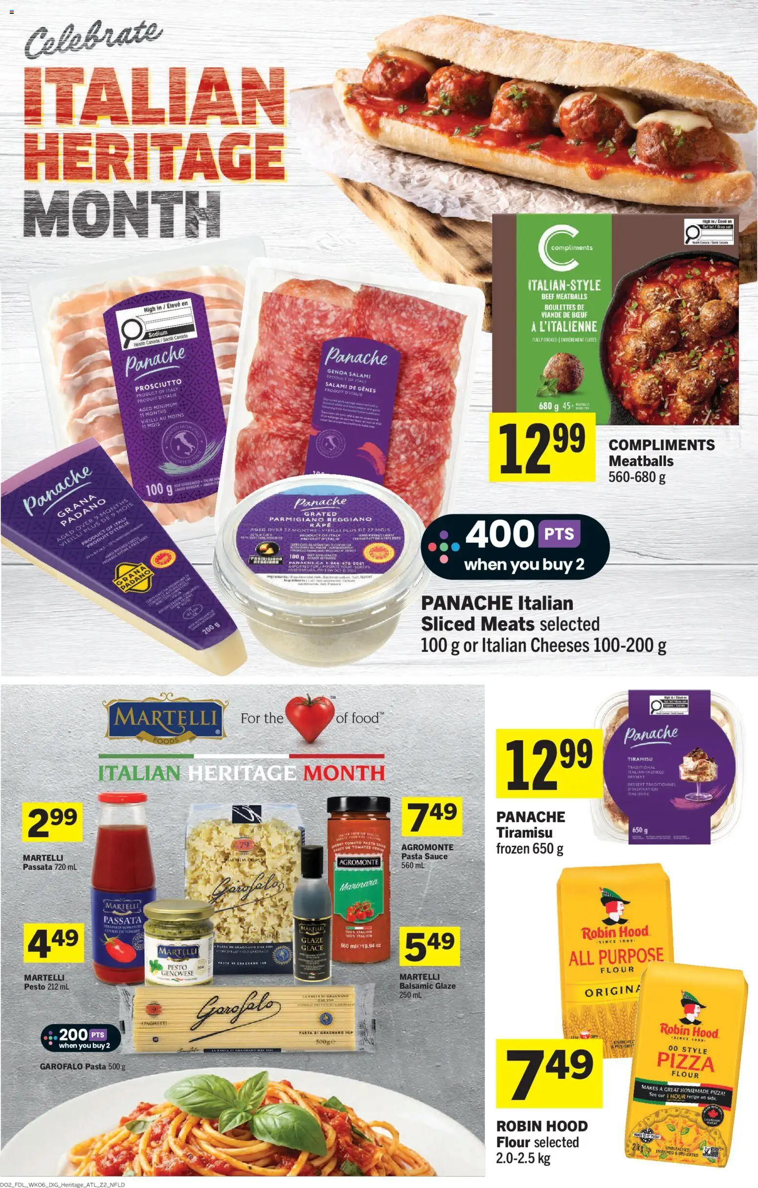 Foodland flyer valid from 04.06.2026 | Page: 13 | Products: Beef, Pasta, Salami, Pizza