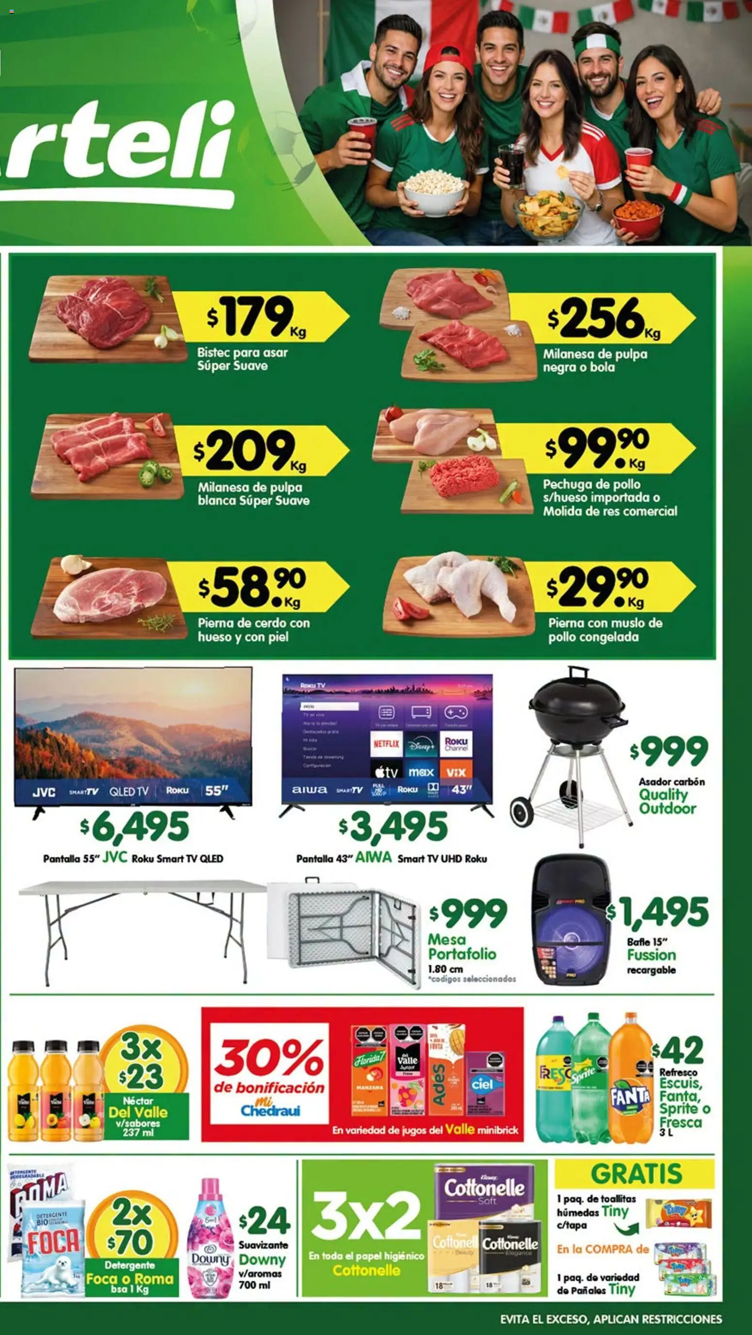 Nuevas ofertas de Arteli válidas en toda la República Mexicana desde el 26/06/2026. ¡Encuentra las mejores ofertas en Arteli folleto! | Página: 2 | Productos: Detergente, Milanesa, Refresco, Toallitas húmedas