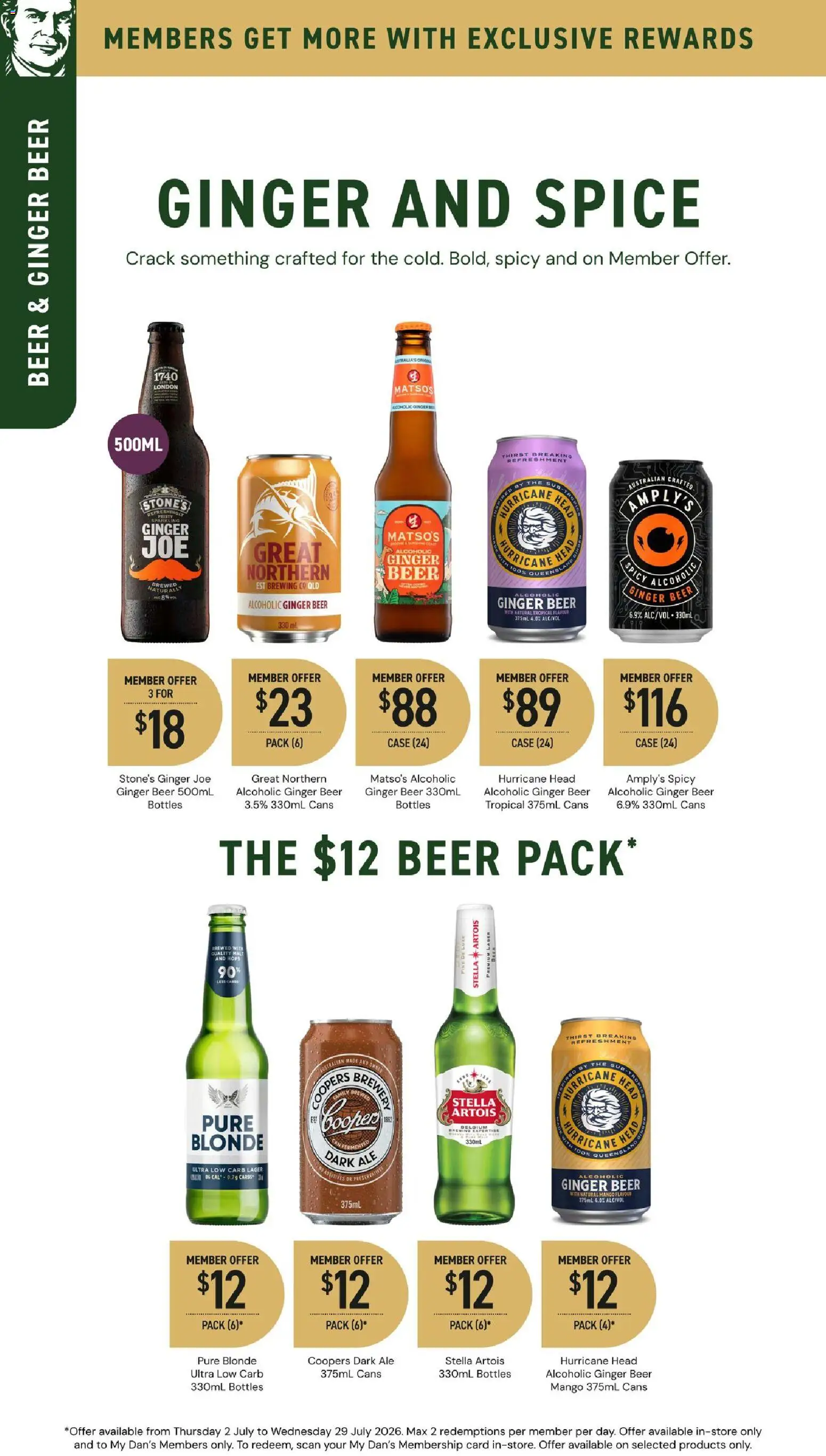 Dan Murphy's catalogue - valid from 02/07/2026 | Page: 34 | Products: Ginger, Beer, Mango, Case