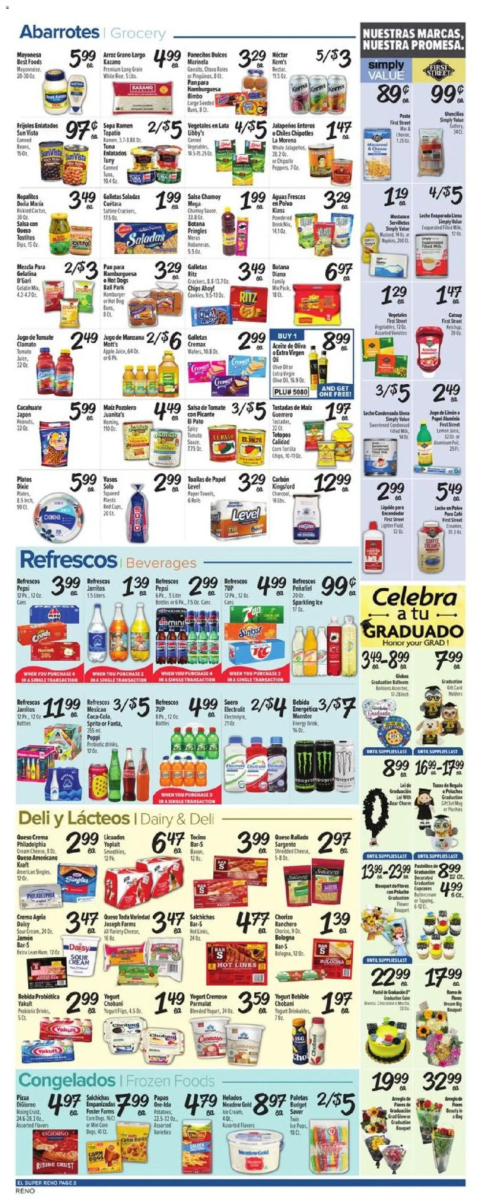 El Super Weekly Ad - valid from 20.05.2026 | Page: 2 | Products: Pan, Pizza, Sour cream, Hot Dogs