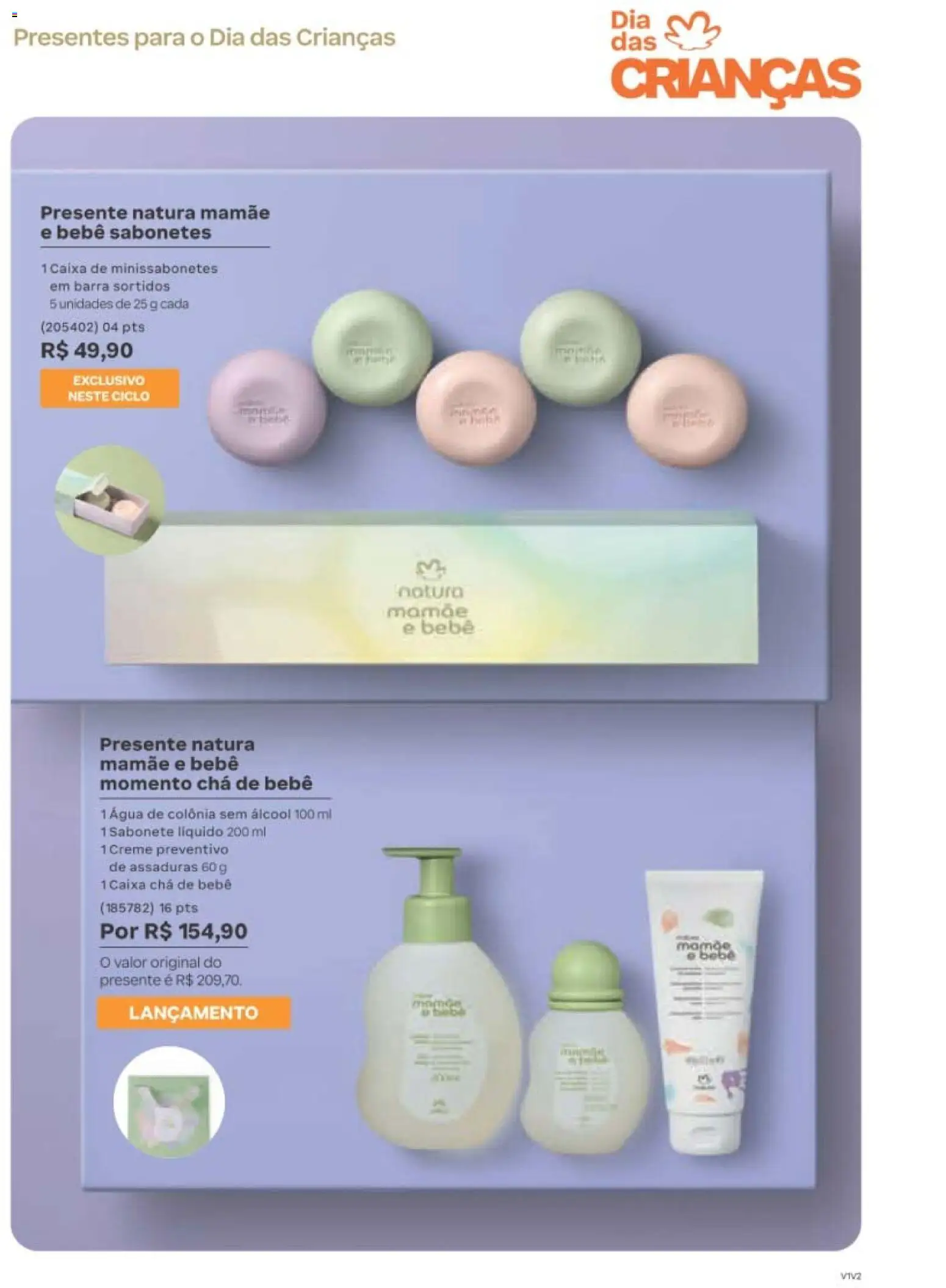 Natura Folheto - válido de 01/09/2026 | Página: 160 | Produtos: Água de colônia, Água, Creme, Sabonete