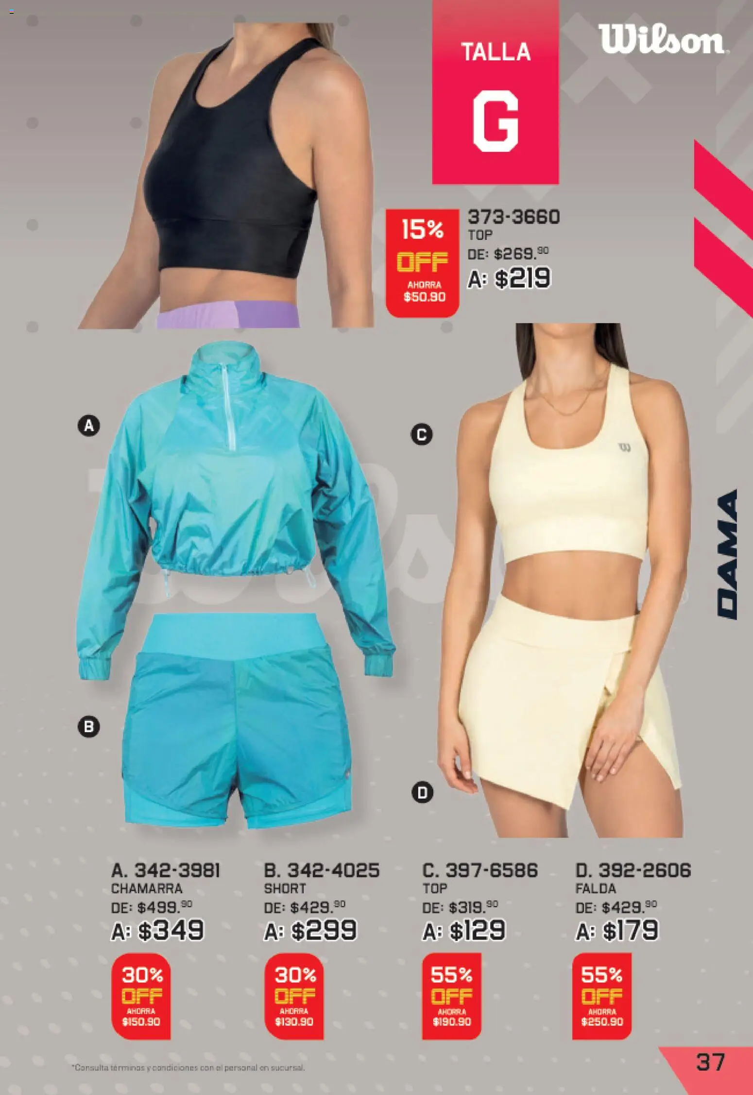 Nuevas ofertas de Andrea válidas en toda la República Mexicana desde el 27/09/2026. ¡Encuentra las mejores ofertas en Andrea catálogo Lo mejor de marcas! | Página: 37 | Productos: Chamarra, Falda, Short