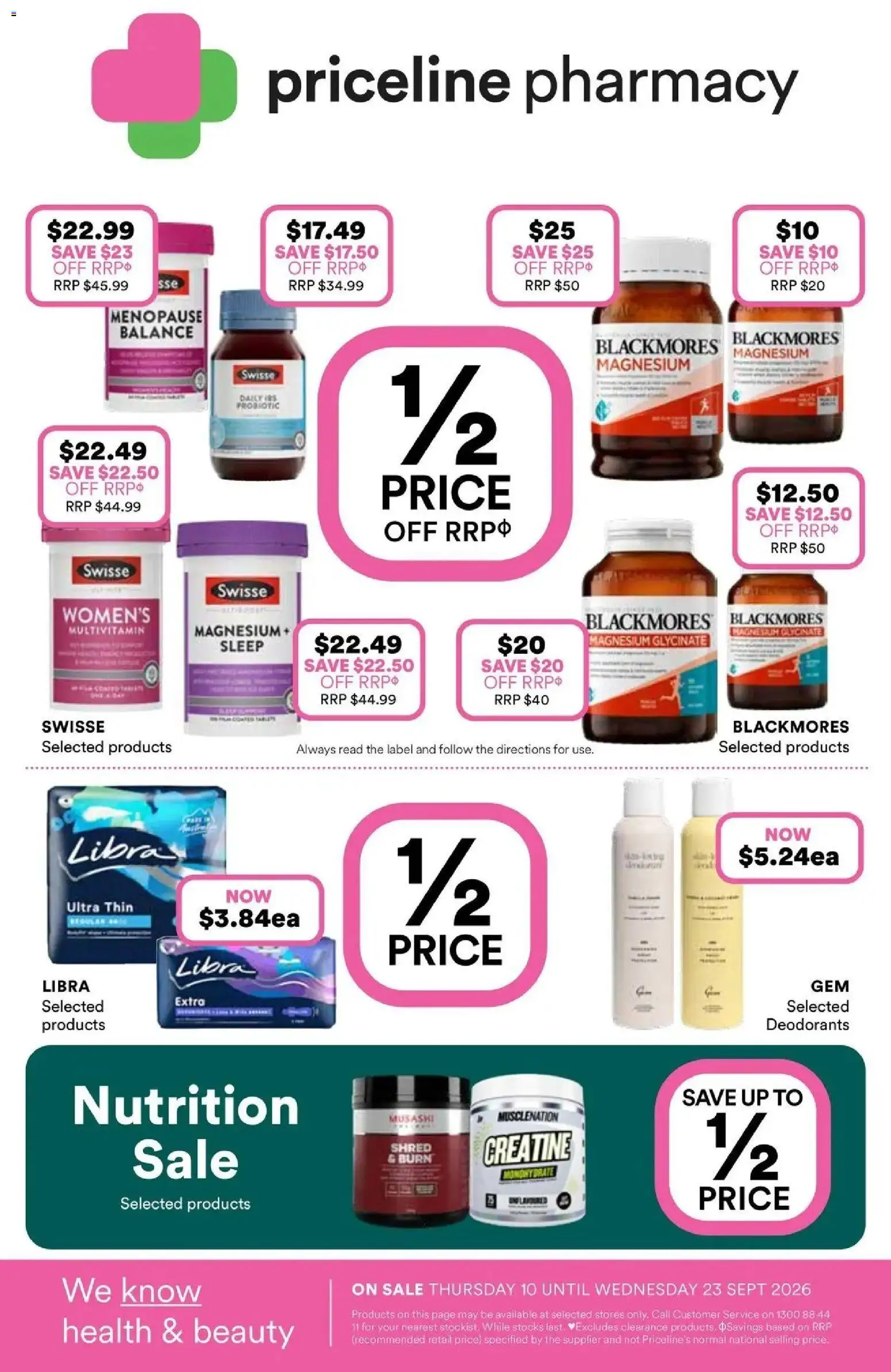Priceline Pharmacy catalogue Bentleigh East - 10/09/2026 > weekly / monthly specials | Page: 28 | Products: Multivitamin