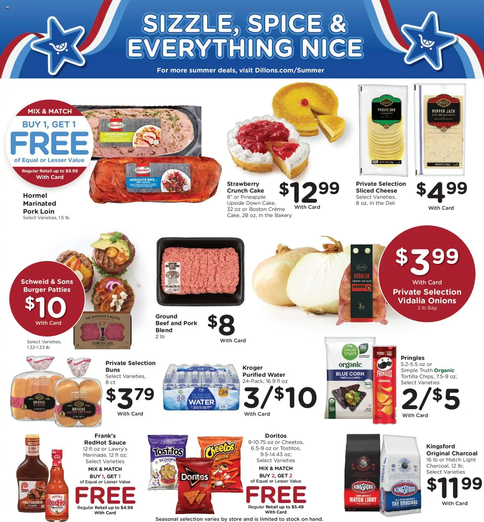 Dillons Weekly Ad - valid from 08/05/2026 | Page: 10 | Products: Cheese, Pineapple, Pepper, Garlic