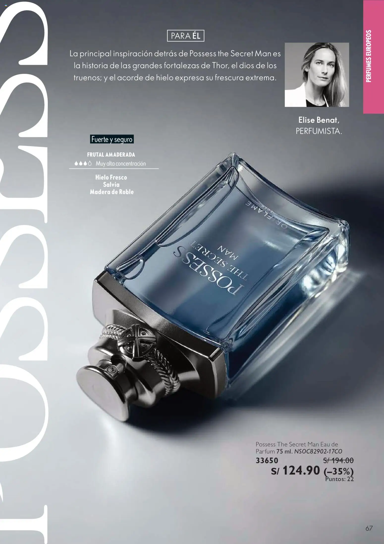 Catálogo Oriflame válido desde 12/09/2026 | Página: 67 | Productos: Perfumes, Hielo