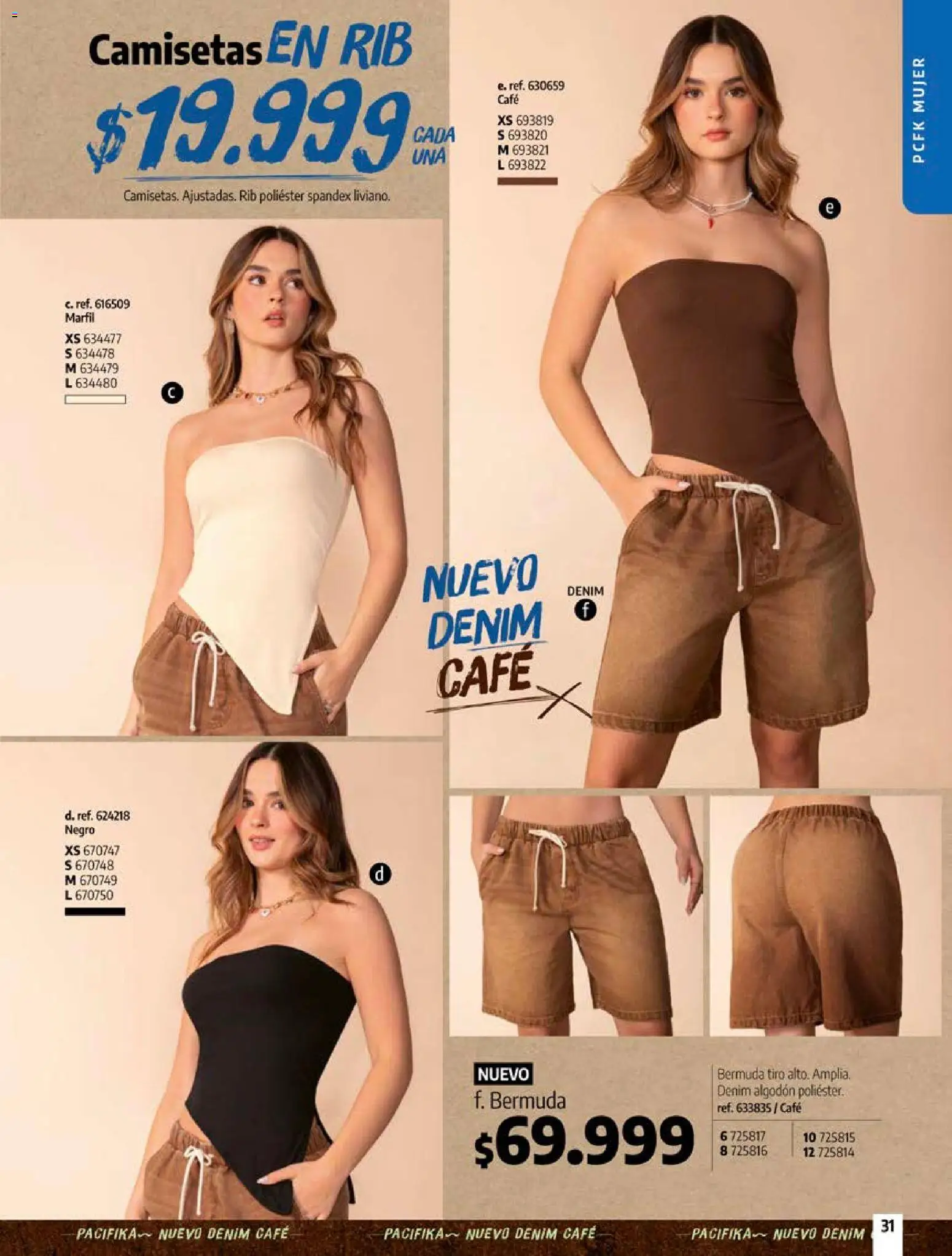 Pacifika revista - valida desde el 12/07/2026 | Página: 31 | Productos: Algodón, Bermuda, Café