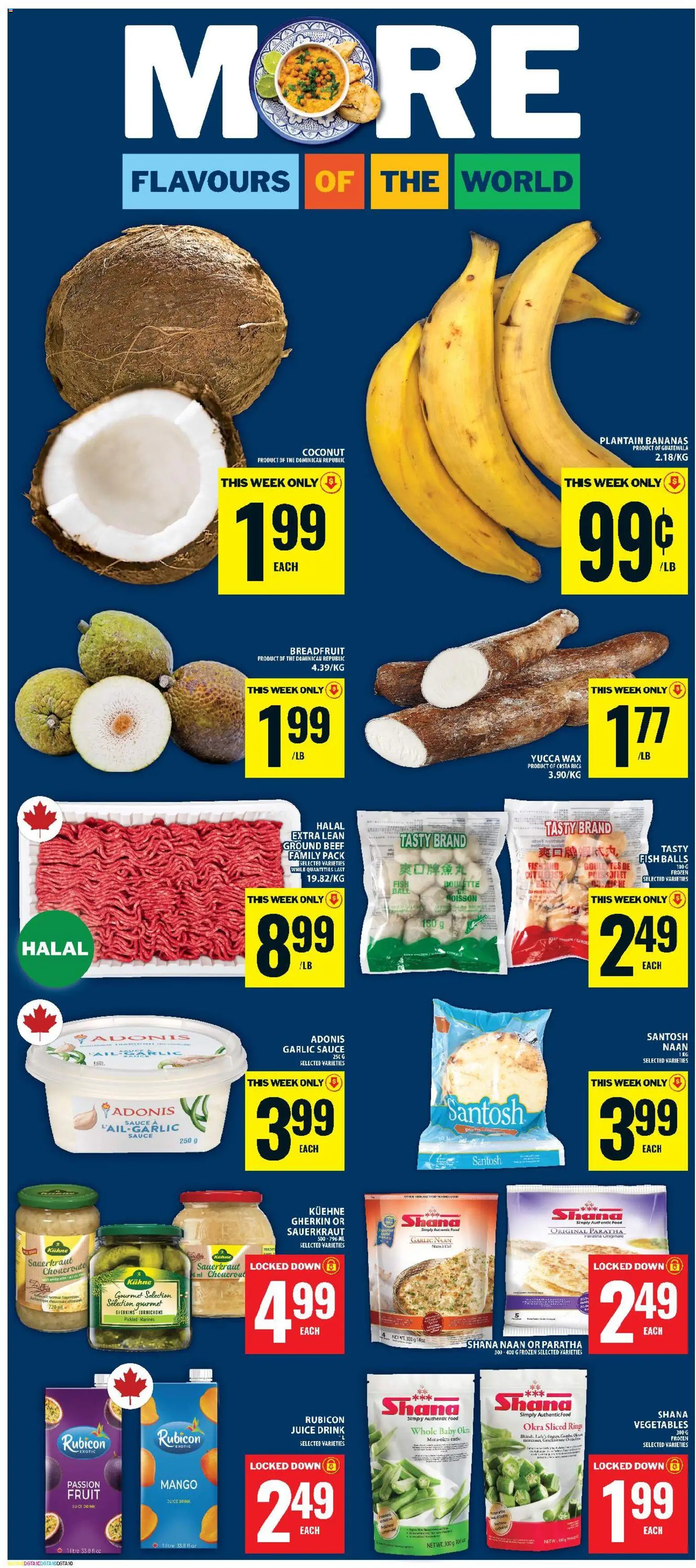 Food Basics flyer valid from Aug 6, 2026 | Page: 11 | Products: Fish, Coconut, Ground beef, Food