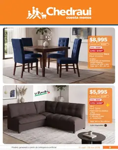 Vista previa de Chedraui folleto Llegan los porti ofertones, nuevo folleto de la tienda, válido en México a partir del 01/09/2026 | Página: 9 | Productos: Sala