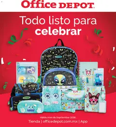 Vista previa de Office Depot catálogo, nuevo folleto de la tienda, válido en México a partir del 01/09/2026