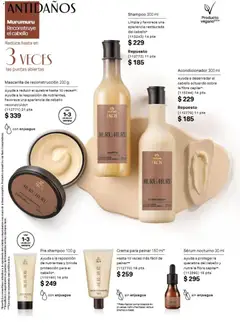 Vista previa de Natura campaña 12 2026, nuevo folleto de la tienda, válido en México a partir del 31/07/2026 | Página: 132 | Productos: Crema, Mascarilla, Acondicionador, Sobre