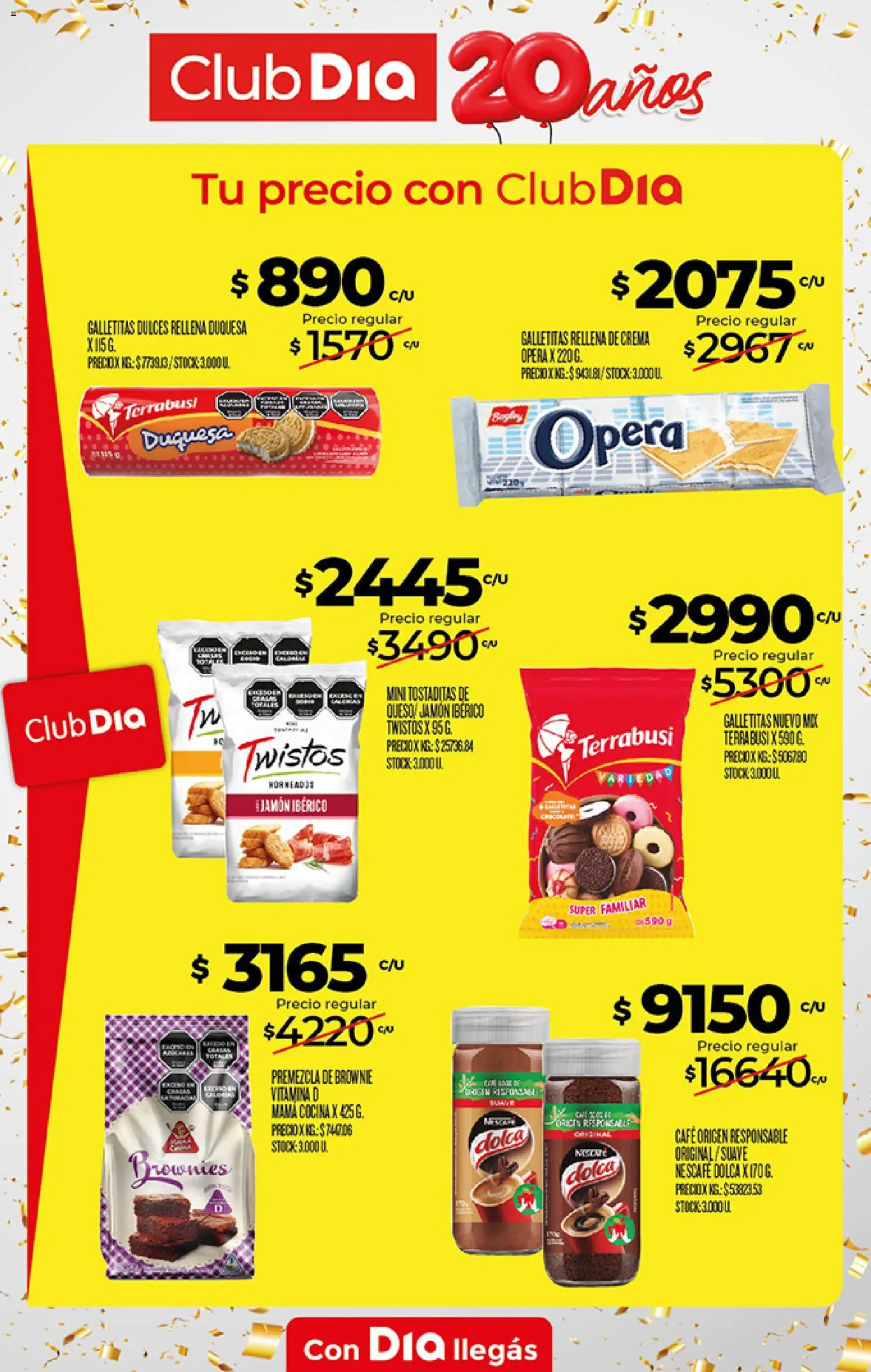 Supermercado DIA Ofertas │ válido desde el 01/09/2026 | Página: 14 | Productos: Cocina, Dulces, Brownies, Café