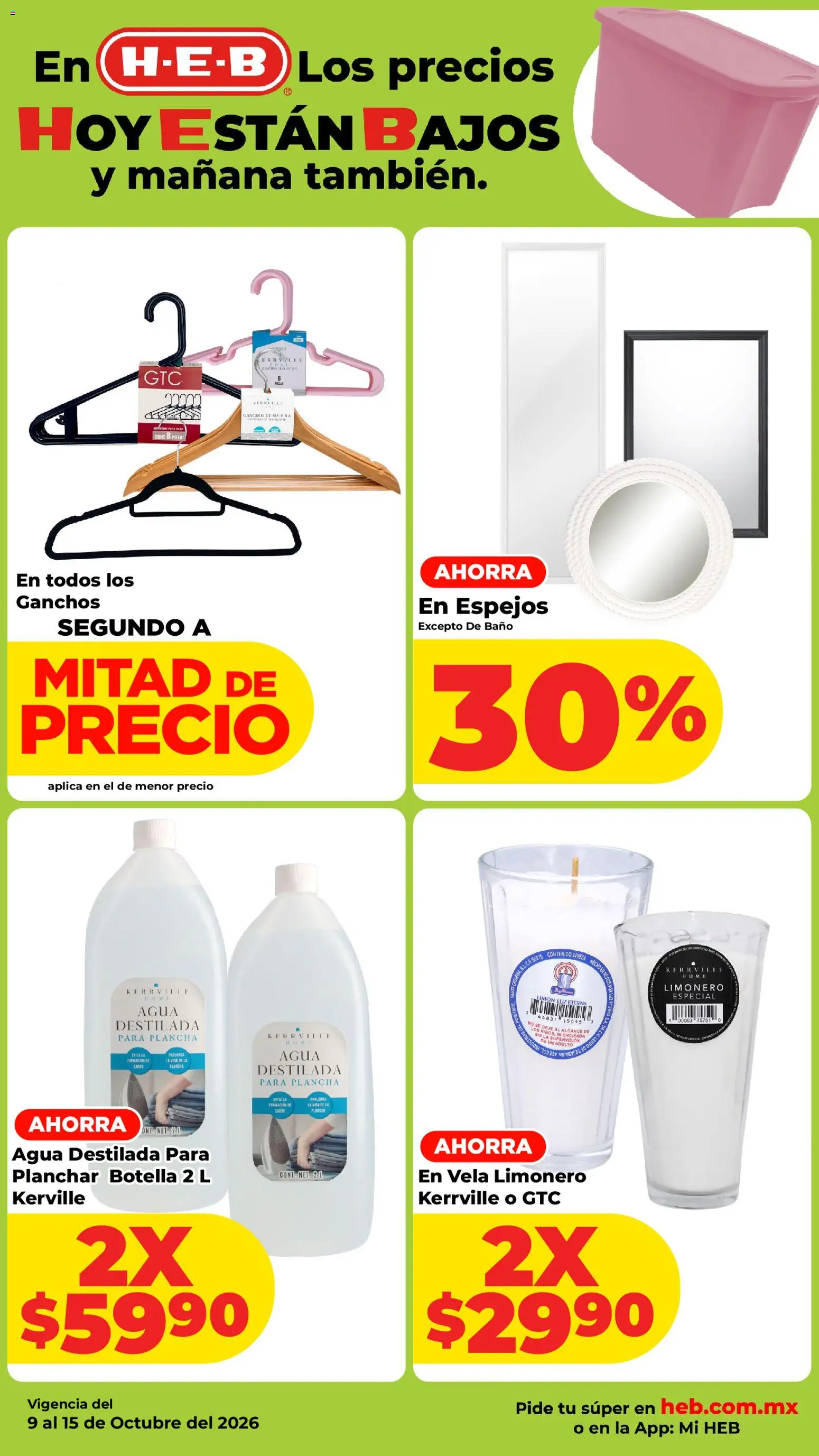 Nuevas ofertas de H-E-B válidas en toda la República Mexicana desde el 09/10/2026. ¡Encuentra las mejores ofertas en H-E-B folleto! | Página: 13