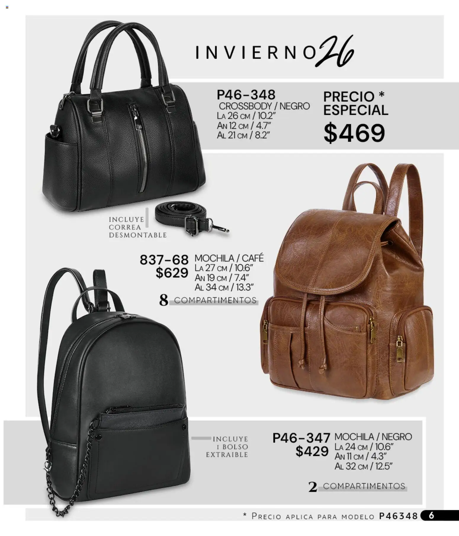 Nuevas ofertas de Cklass válidas en toda la República Mexicana desde el 11/09/2026. ¡Encuentra las mejores ofertas en Cklass catálogo Home Invierno! | Página: 97 | Productos: Bolso, Mochila, Café