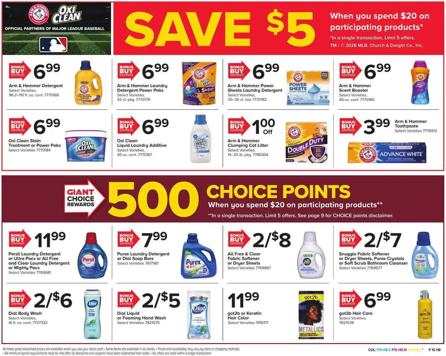 Giant Weekly Ad - valid from 07/10/2026 | Page: 18 | Products: Soap, Detergent, Body Wash, Dryer