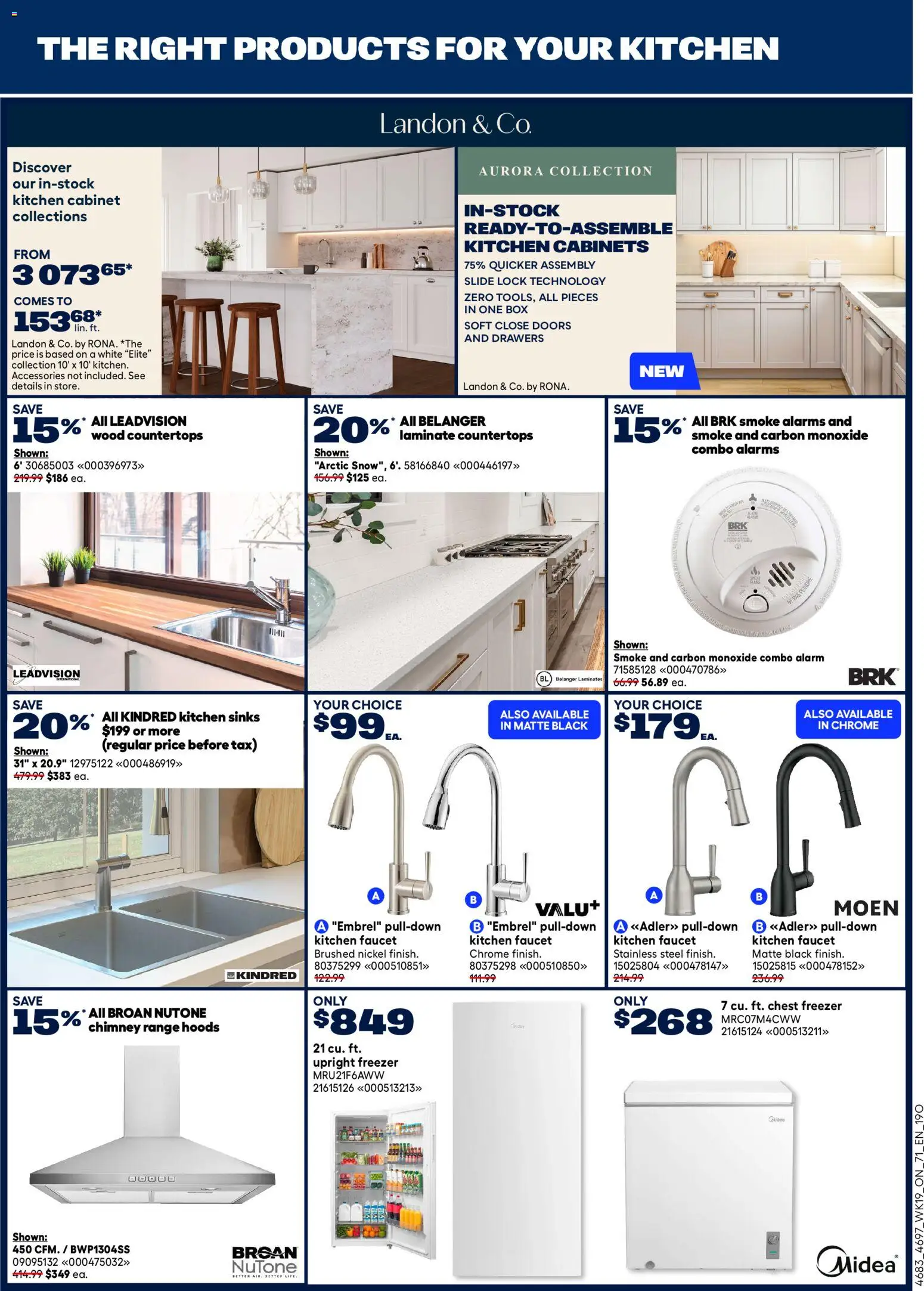 Rona flyer valid from 04.06.2026 | Page: 17 | Products: Freezer, Cabinet, Box
