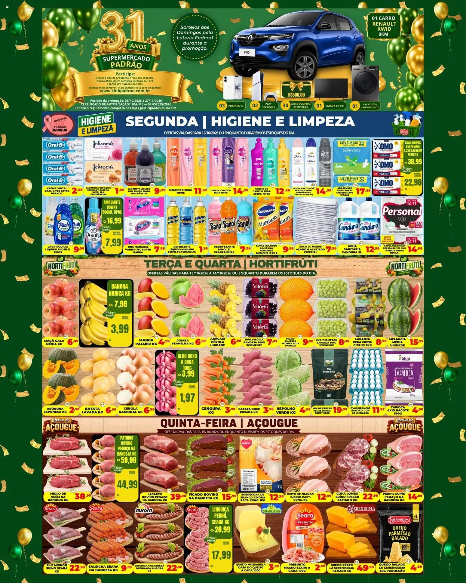 Supermercado Padrão Folheto - válido de 12/10/2026 | Página: 1