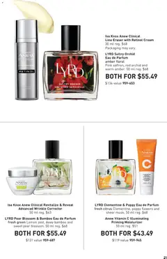 Preview of Avon - Good buys from shop Avon valid from Sep 24, 2026 | Page: 21 | Products: Citrus, Cream, Flowers, Orchid