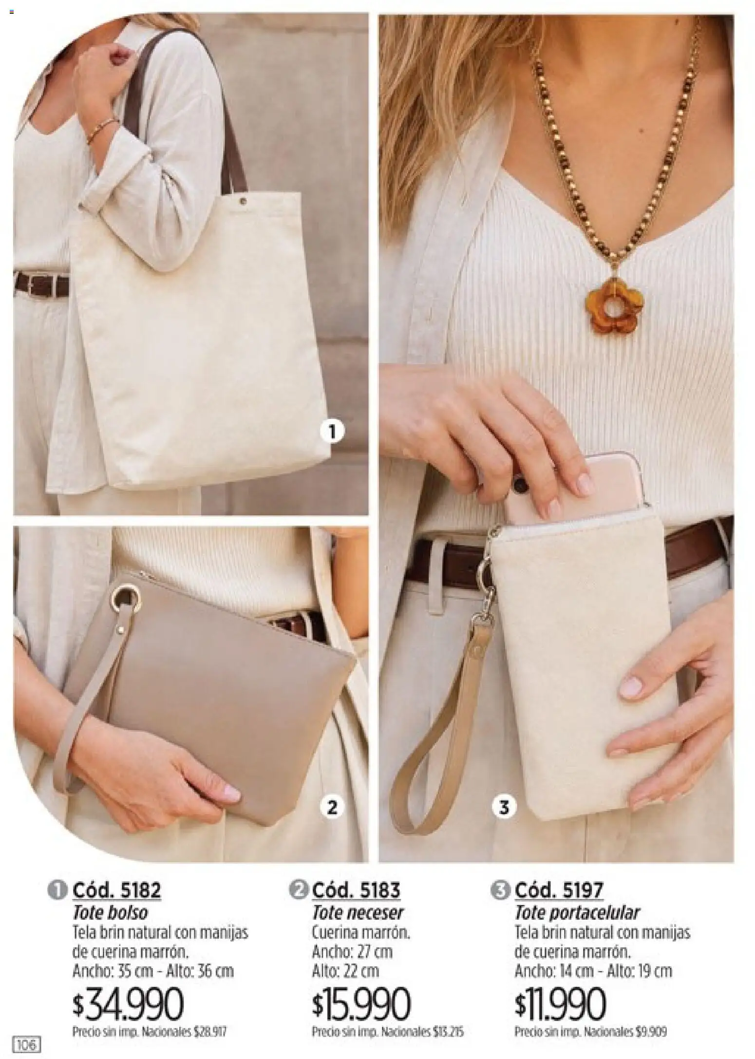 Catálogo Amodil Campaña 14 │ válido desde el 07/08/2026 | Página: 106 | Productos: Neceser, Bolso