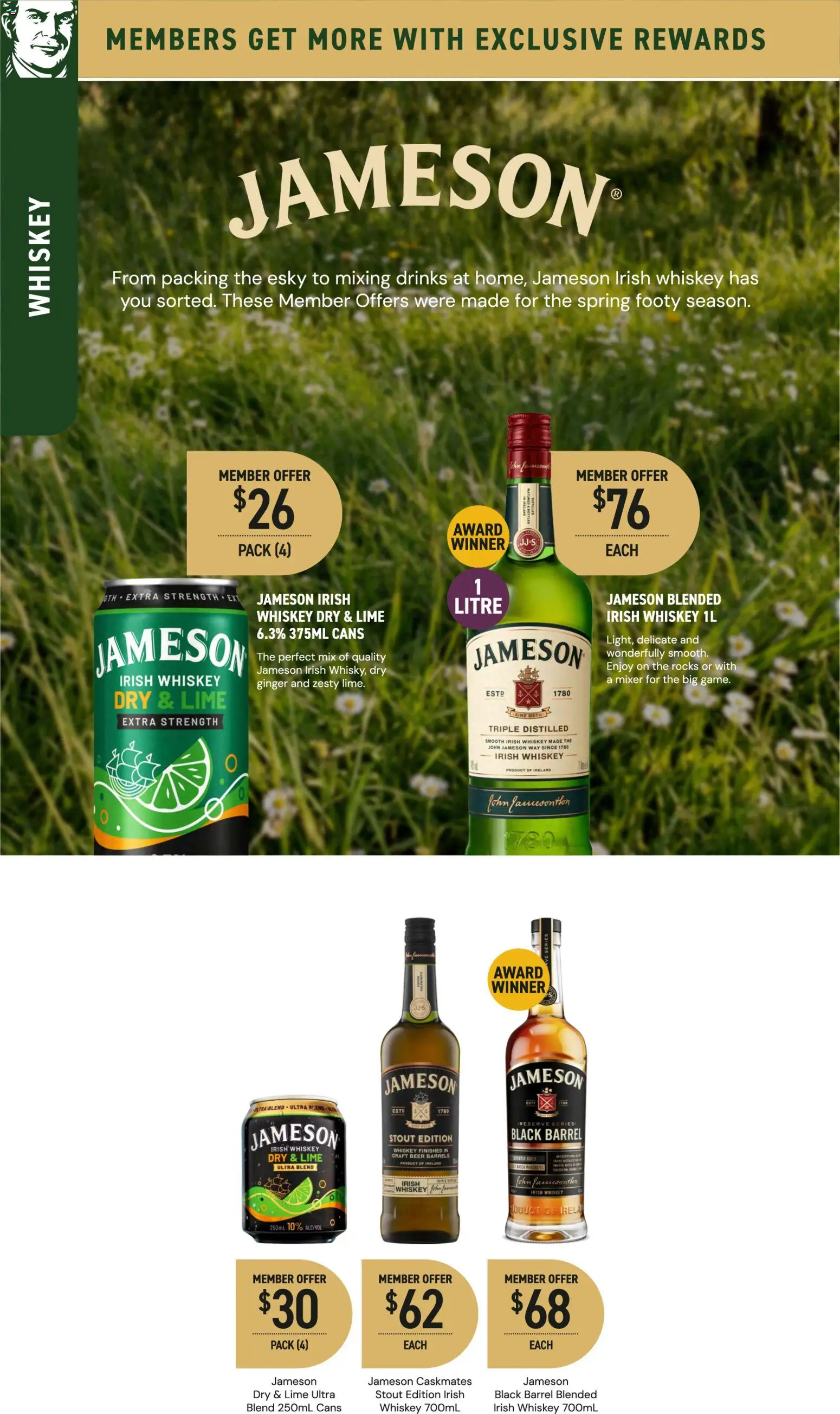 Dan Murphy's catalogue - valid from 10/09/2026 | Page: 23 | Products: Drinks, Ginger, Whiskey, Jameson
