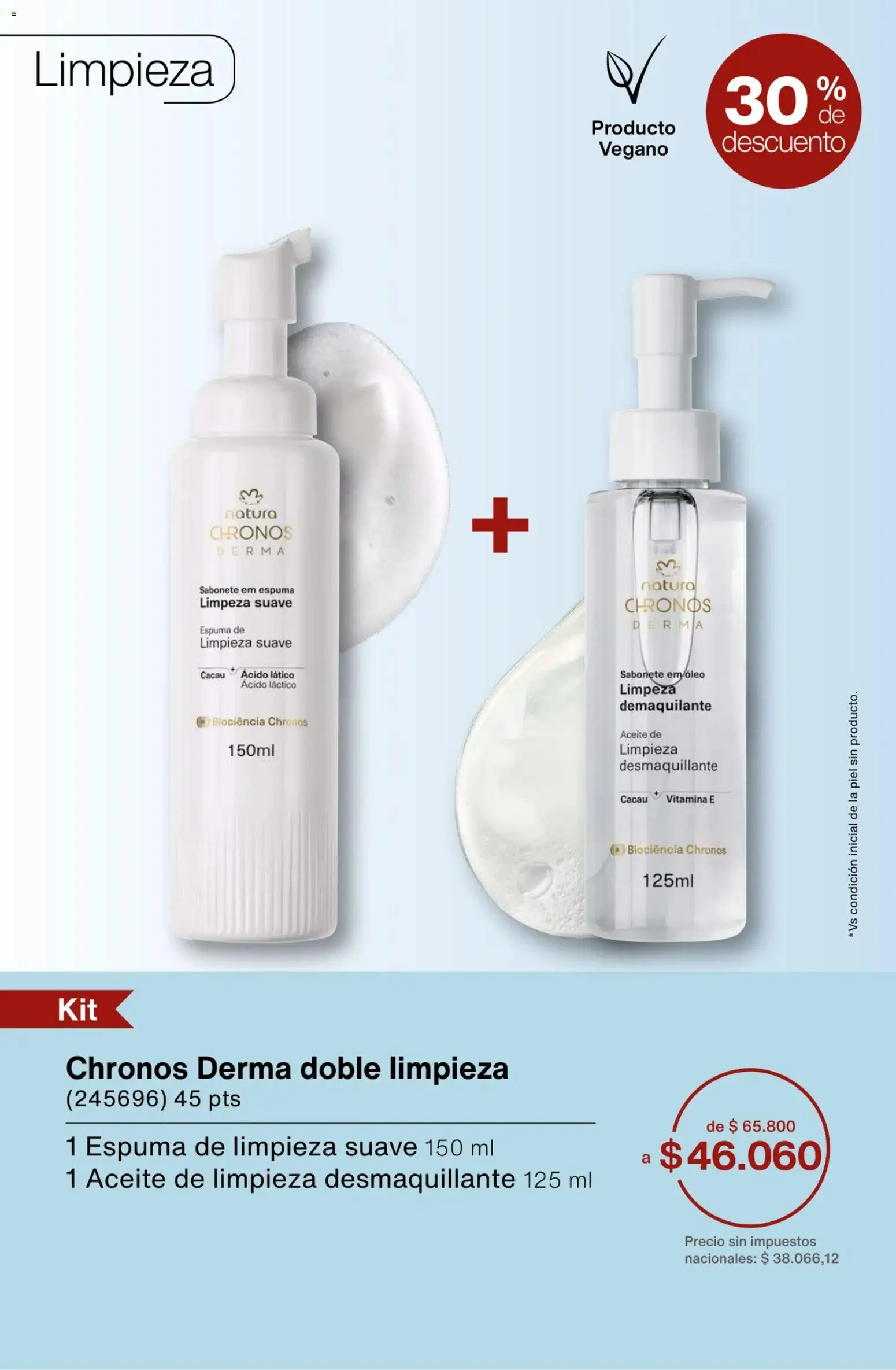 Catálogo Natura Ciclo 3 │ válido desde el 09/02/2026 | Página: 155 | Productos: Aceite, Desmaquillante, Espuma