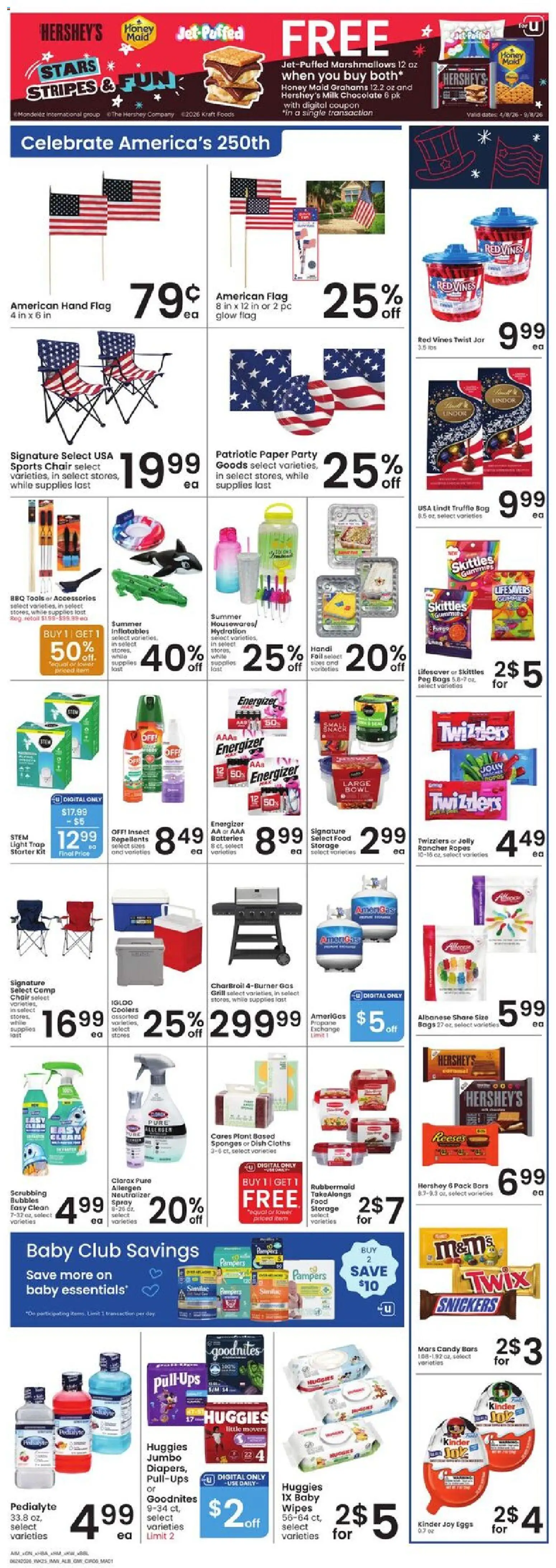 Albertsons Weekly Ad - valid from 07/01/2026 | Page: 7 | Products: Milk, Eggs, Chocolate, Lime
