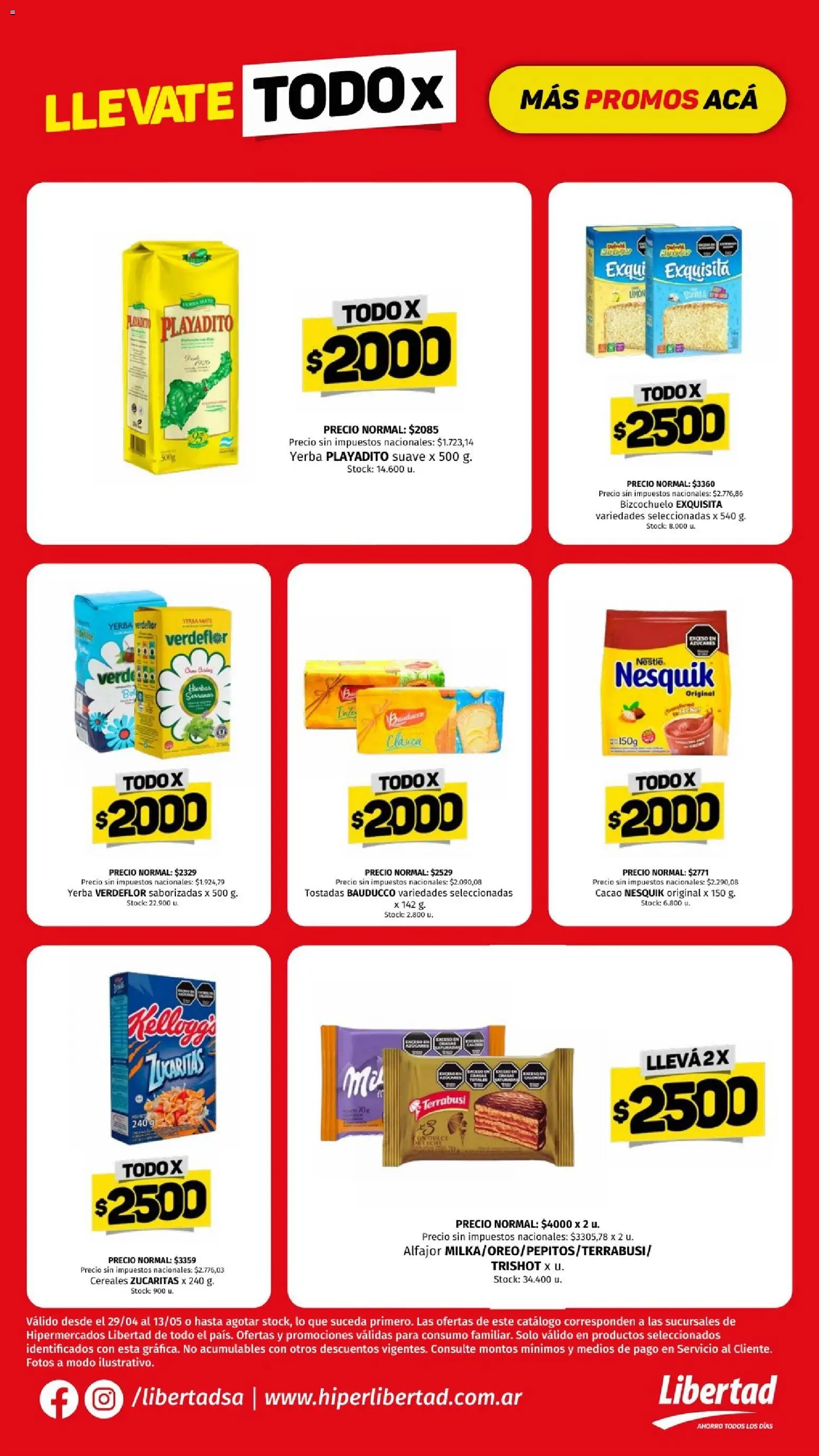 Hipermercado Libertad - TODO X sem 19 │ válido desde el 29.04.2026 | Página: 5 | Productos: Mate, Yerba, Limón, Cacao