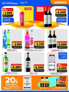 Vista previa Carrefour Maxi catálogo válido desde el 04/09/2026 | Página: 3 | Productos: Whisky, Botella, Vino, Cerveza