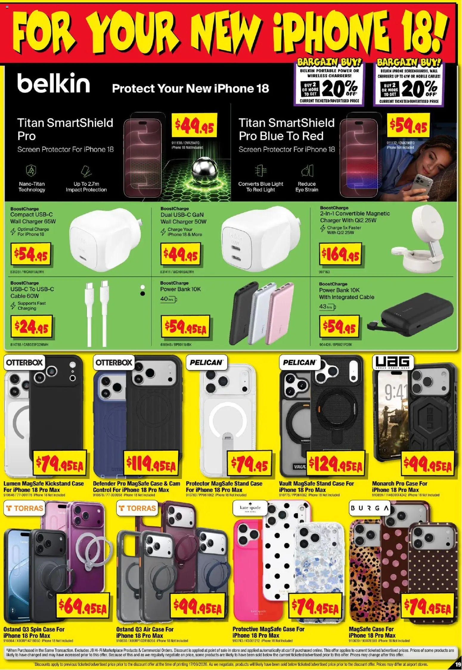 JB Hi-Fi catalogue - valid from 24/09/2026 | Page: 19 | Products: Spade, Cable, Case, Portable