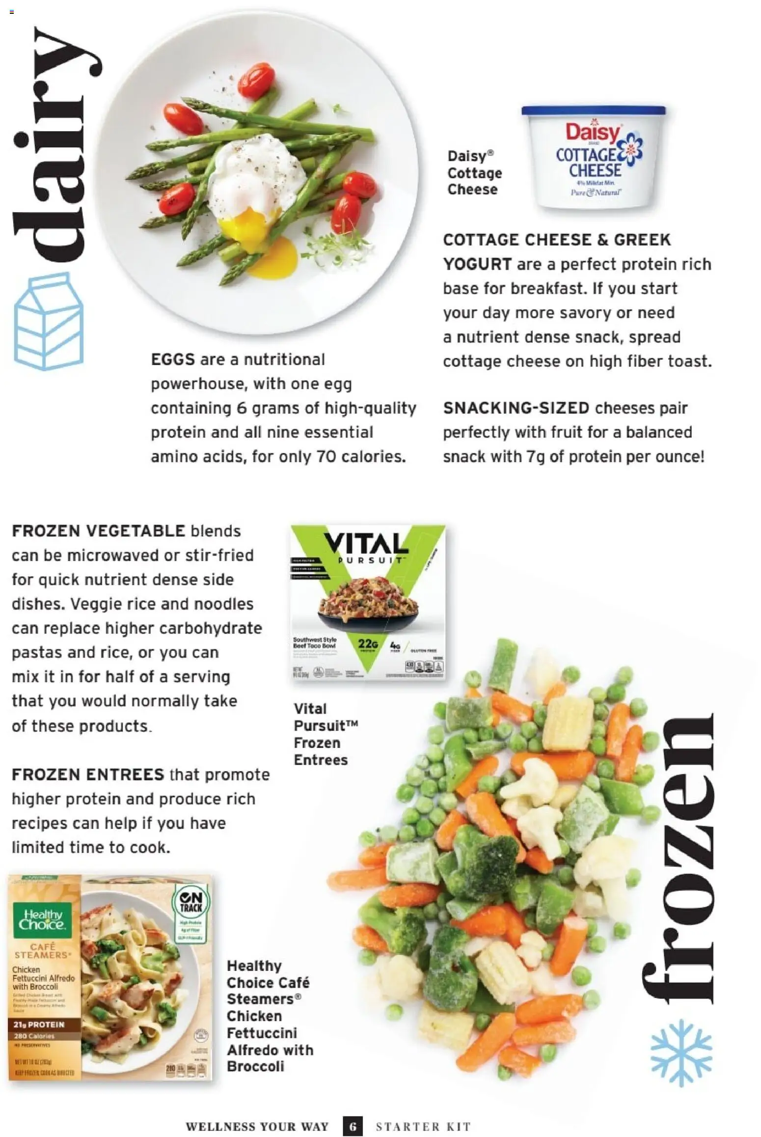 ShopRite Wellness Your Way - valid from 02/05/2026 | Page: 8 | Products: Cheese, Protein, Cottage cheese, Starter