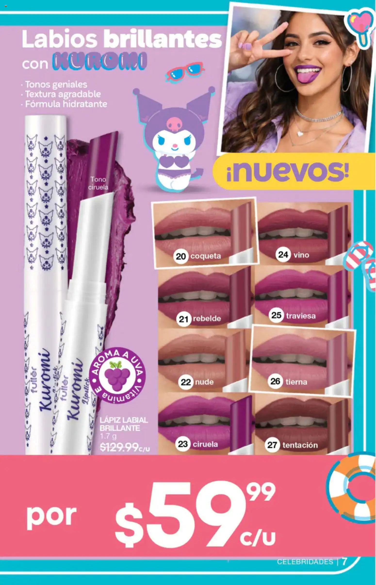 Nuevas ofertas de Fuller válidas en toda la República Mexicana desde el 27/05/2026. ¡Encuentra las mejores ofertas en Fuller campaña 4 2026! | Página: 7 | Productos: Vino, Lápiz labial