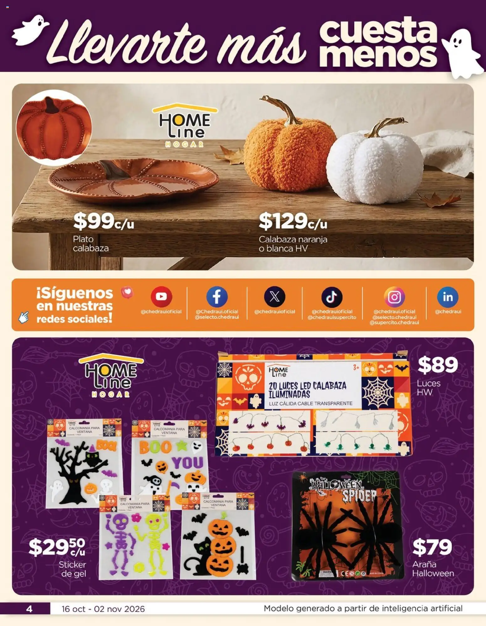 Nuevas ofertas de Chedraui válidas en toda la República Mexicana desde el 16/10/2026. ¡Encuentra las mejores ofertas en Chedraui folleto! | Página: 4