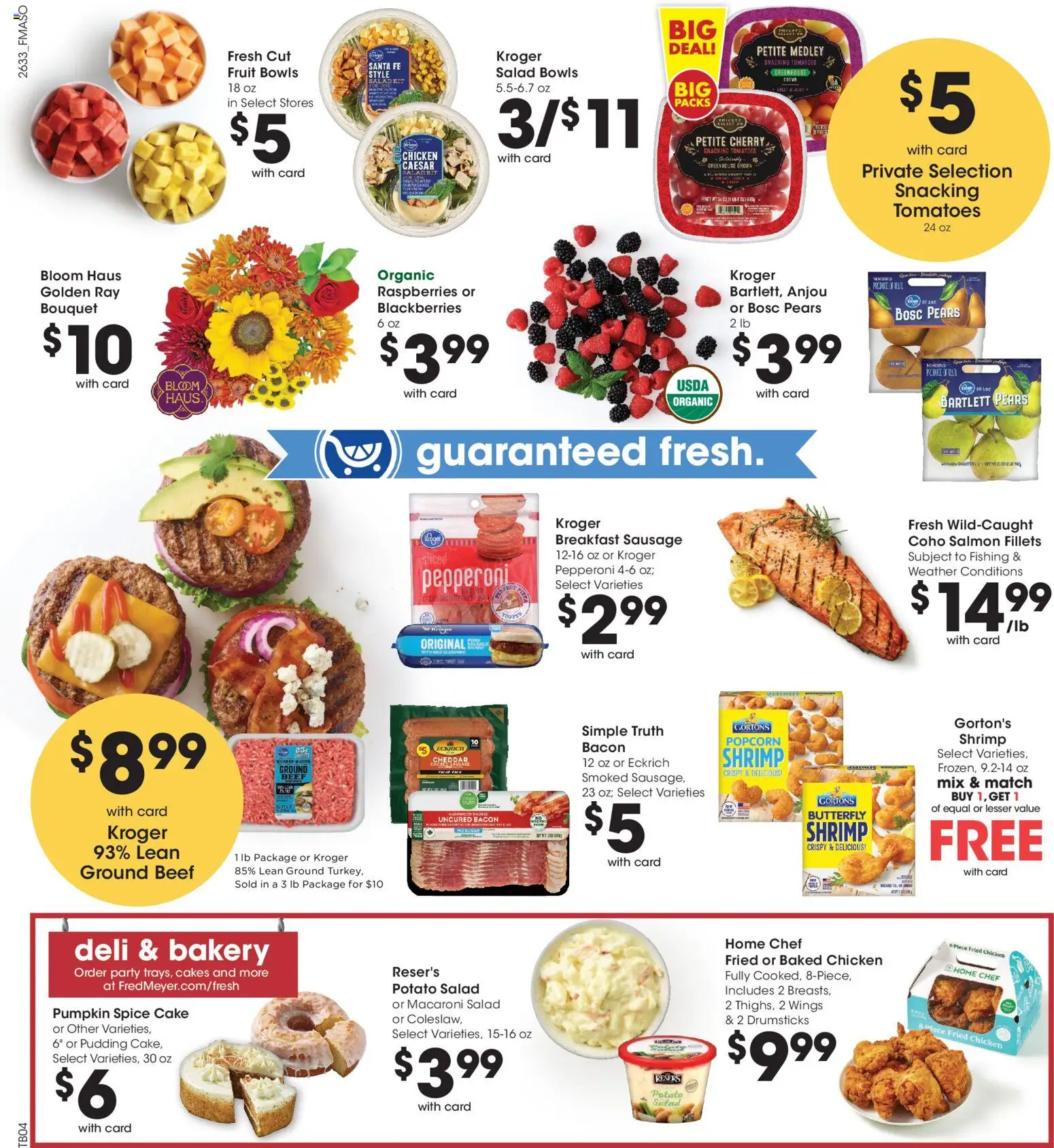 Fred Meyer Weekly Ad - valid from 09/16/2026 | Page: 13 | Products: Tomatoes, Beef, Salad, Fruit