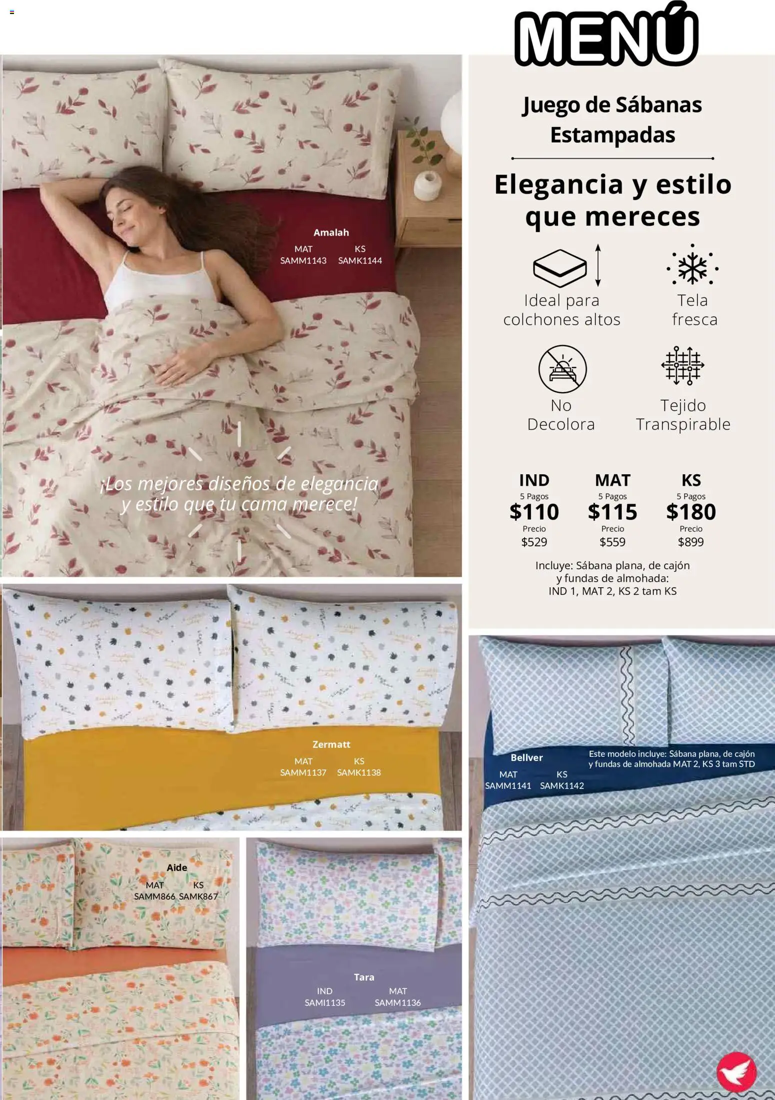 Nuevas ofertas de Colchas Concord válidas en toda la República Mexicana desde el 01/08/2026. ¡Encuentra las mejores ofertas en Colchas Concord catálogo! | Página: 138 | Productos: Juego, Cama, Almohada, Sabanas