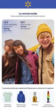 Preview of Walmart circulaire - La rentrée stylée from shop Walmart valid from Jul 30, 2026