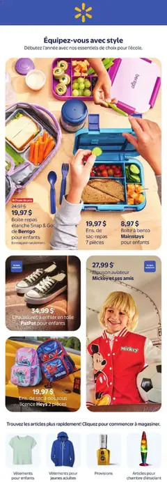 Preview of Walmart circulaire - La rentrée stylée from shop Walmart valid from Jul 30, 2026