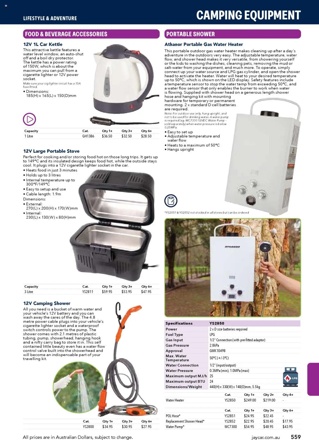 Jaycar catalogue - valid from 09/07/2025 | Page: 559 | Products: Bucket, Socket, Accessories, Kettle