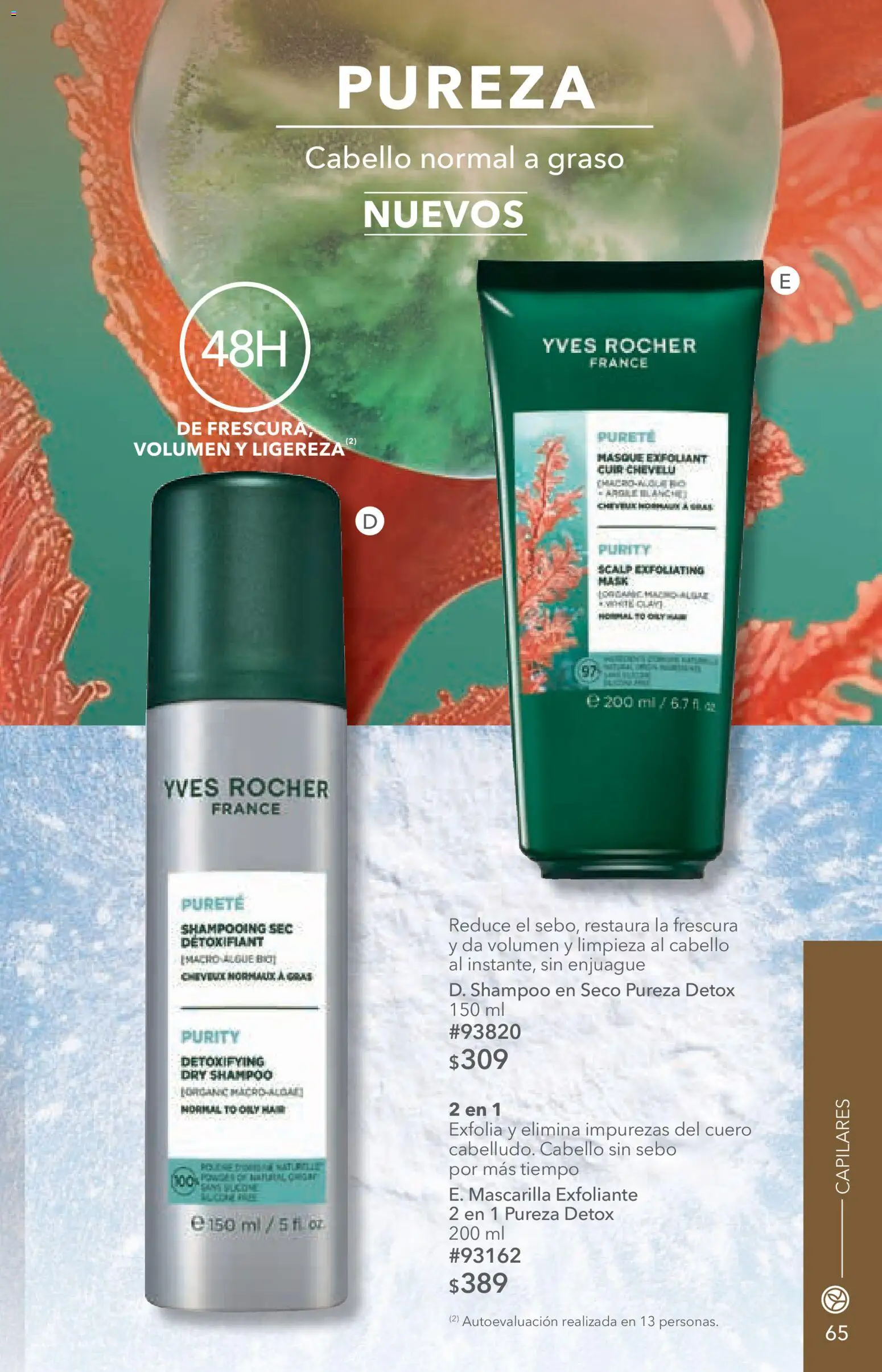 Nuevas ofertas de Yves Rocher válidas en toda la República Mexicana desde el 14/07/2026. ¡Encuentra las mejores ofertas en Yves Rocher campaña 10 2026! | Página: 65 | Productos: Mascarilla