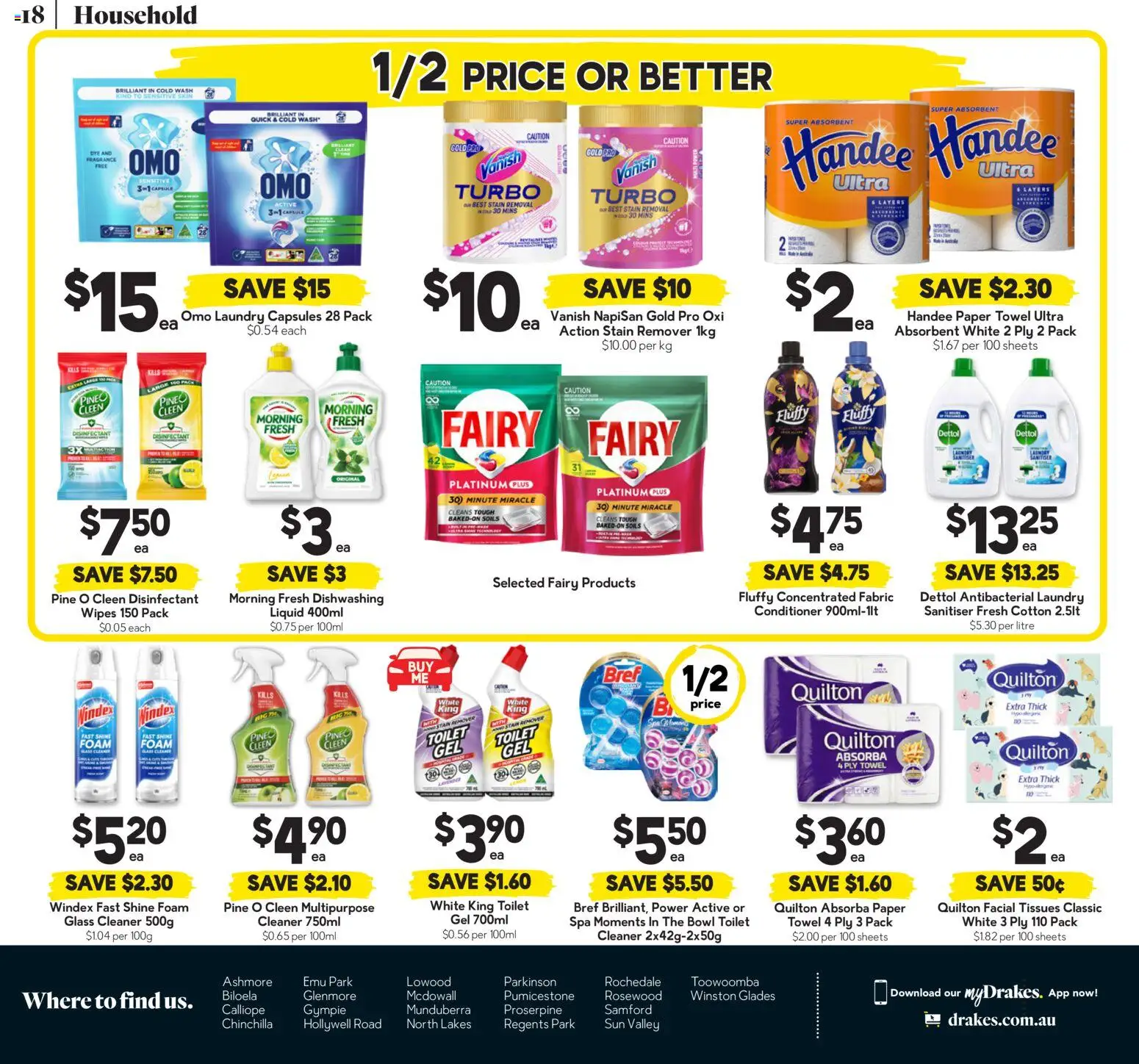 Drakes catalogue - valid from 06.05.2026 | Page: 18 | Products: Household, Cleaner, Conditioner, Sensitive skin