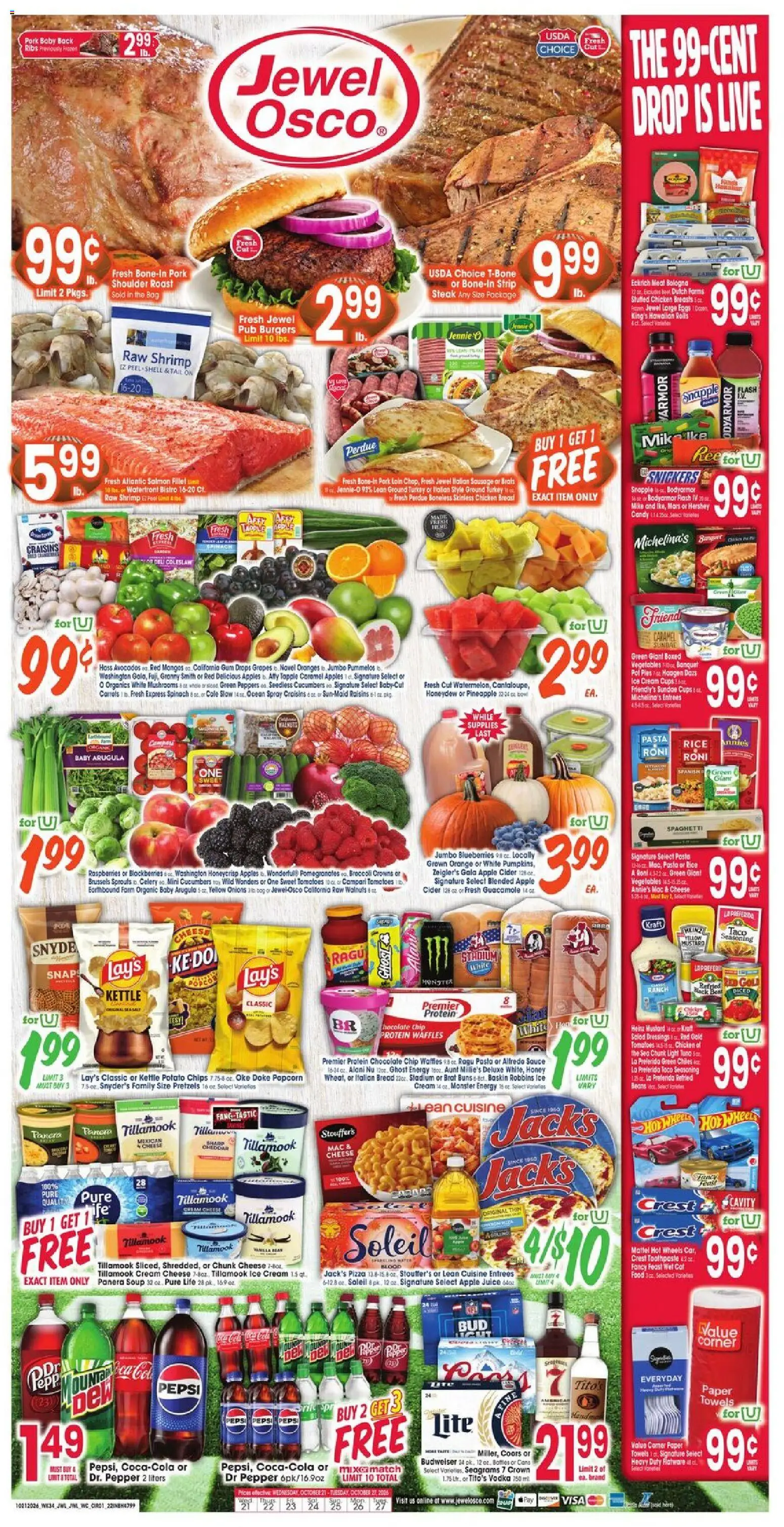 Jewel Osco Weekly Ad - valid from 10/21/2026 | Page: 1