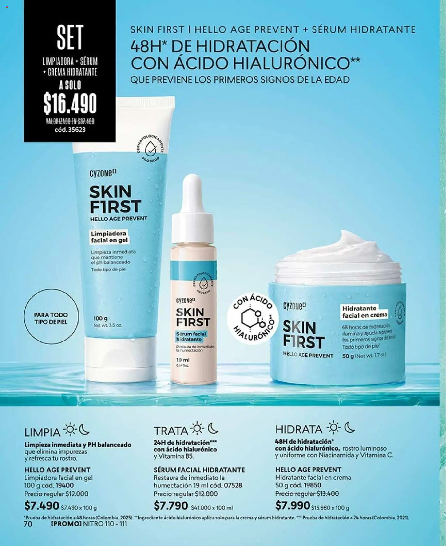 Catálogo CyZone Campaña 14 │ válido desde el 16.08.2026 | Página: 70 | Productos: Crema, Serum