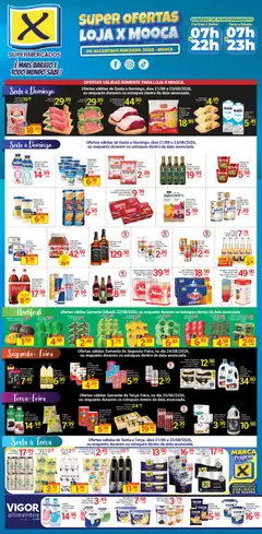 X Supermercados ofertas Mooca - Pré-Visualização do folheto da loja X Supermercados, válido de 21/08/2026